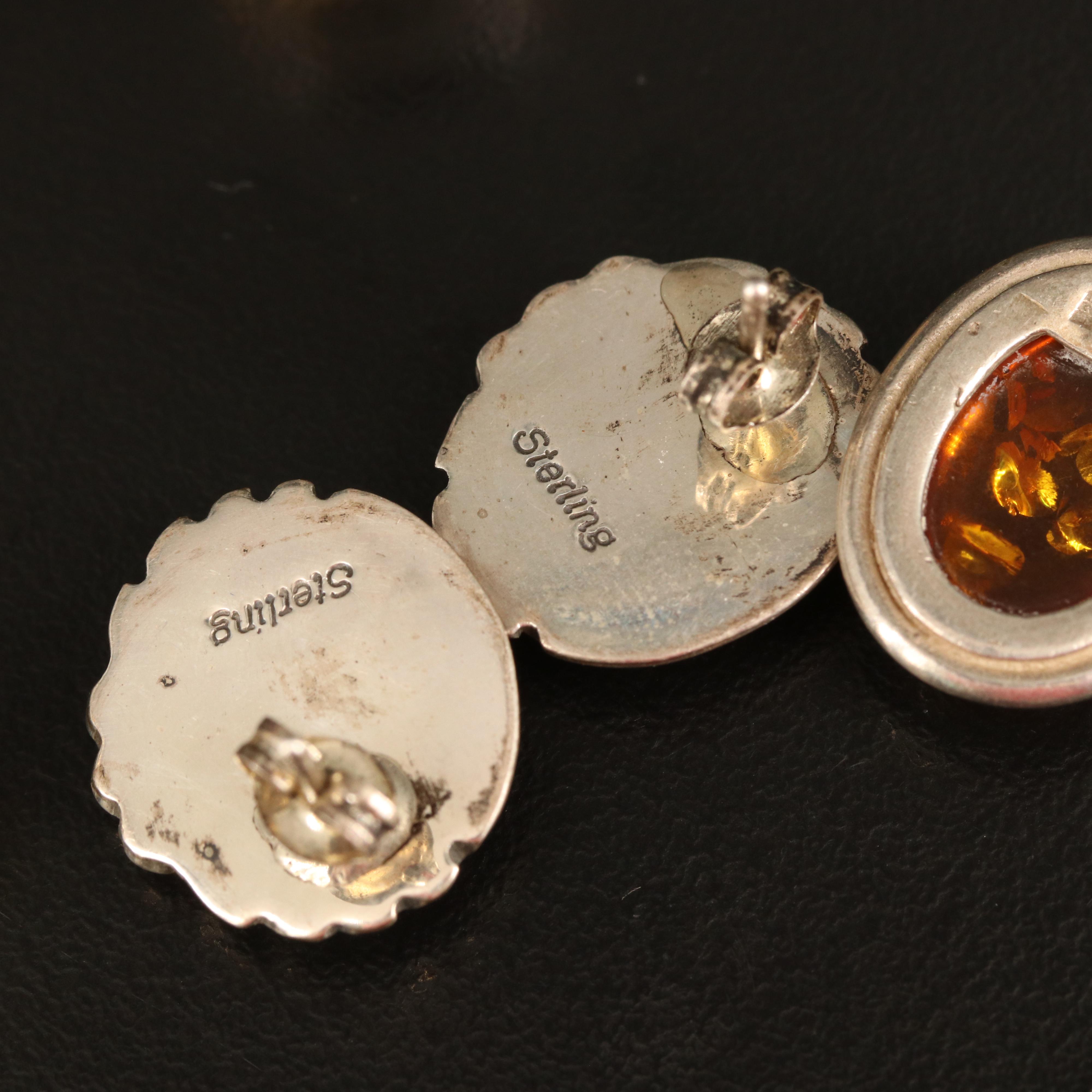 Sterling, Pearl, Tiger's Eye and Howlite Featured in Earring Assortment