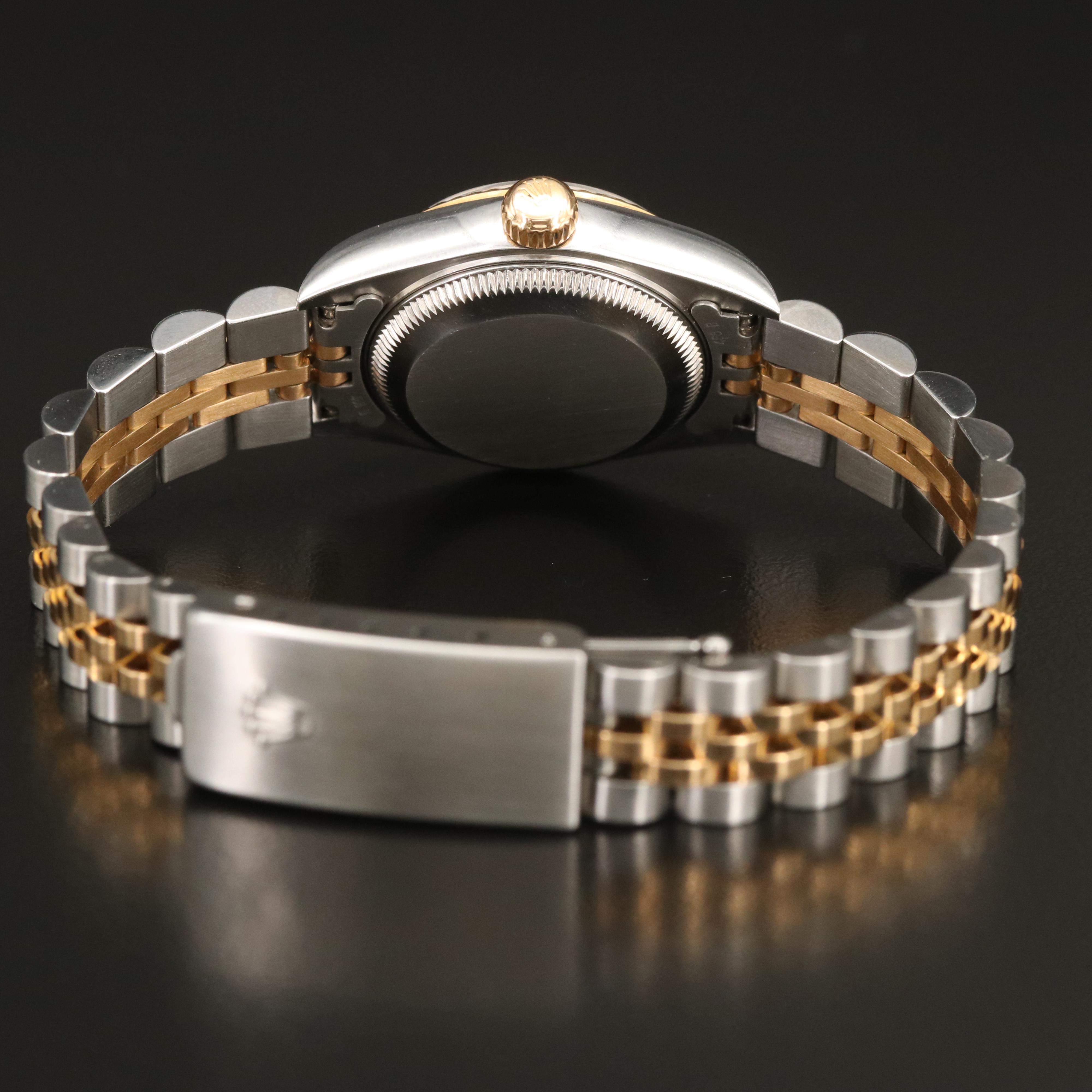 1999 Rolex Datejust Champagne Jubilee and Factory Diamond Dial Watch