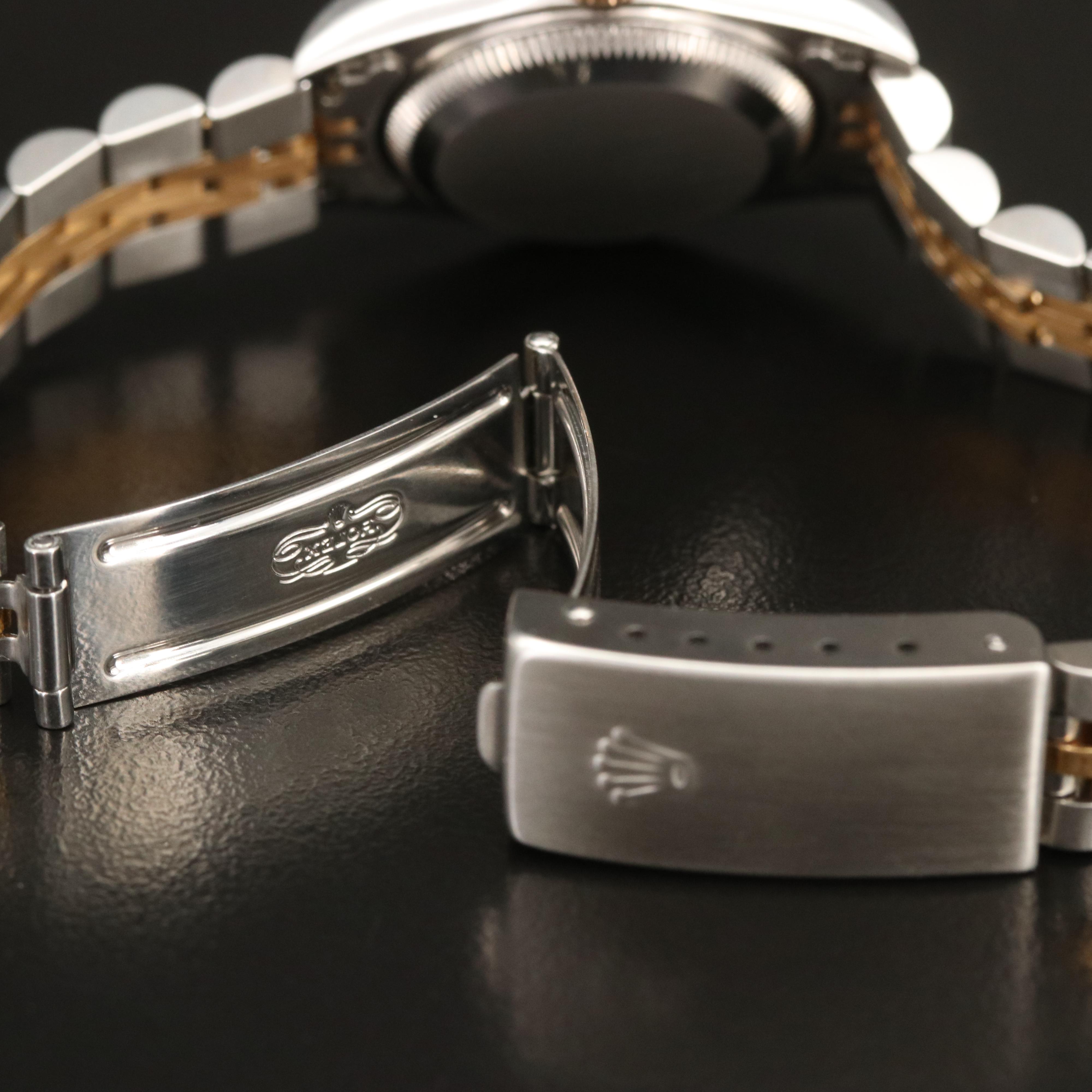 1999 Rolex Datejust Champagne Jubilee and Factory Diamond Dial Watch