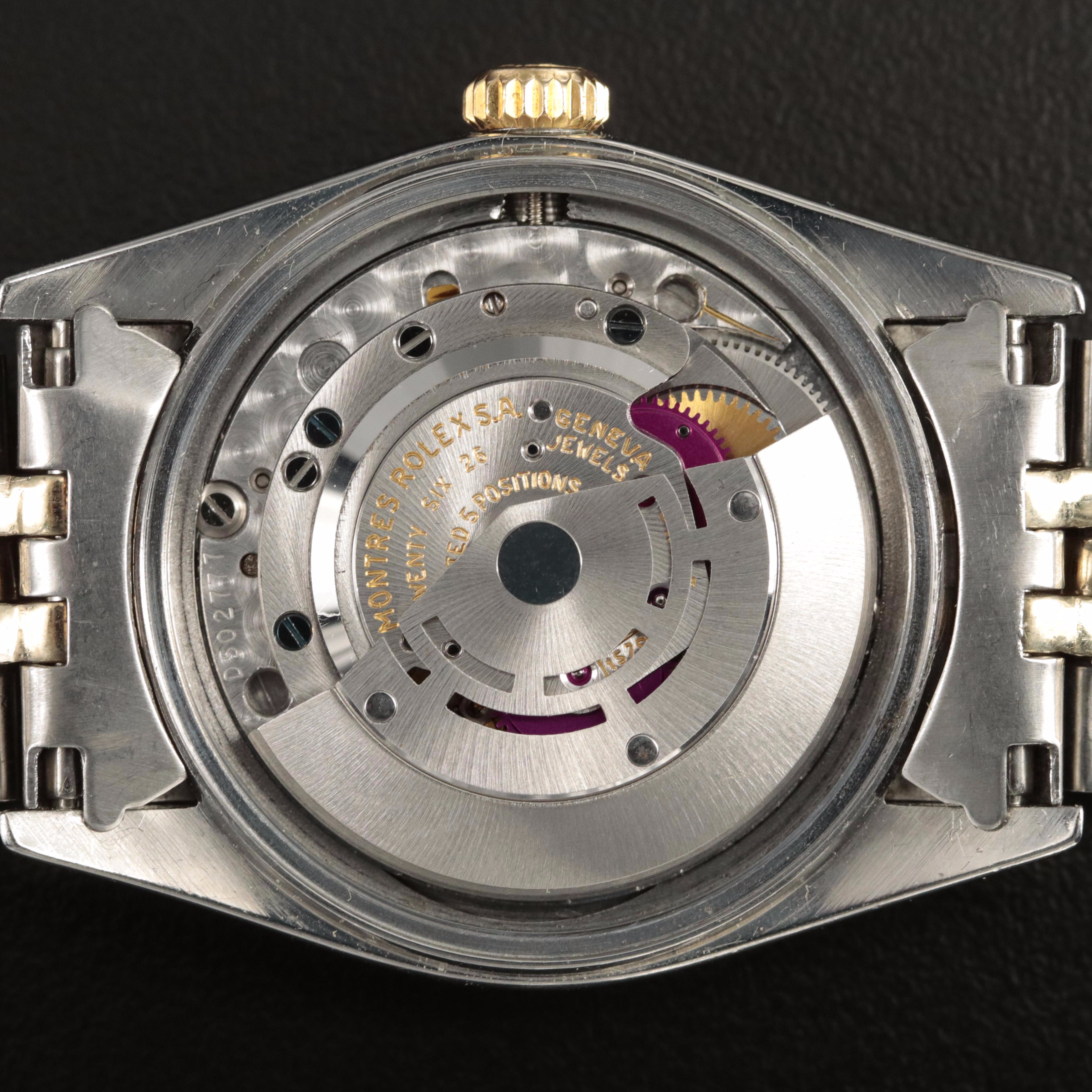 Rolex Oyster Perpetual Datejust 14K and Stainless Steel Watch