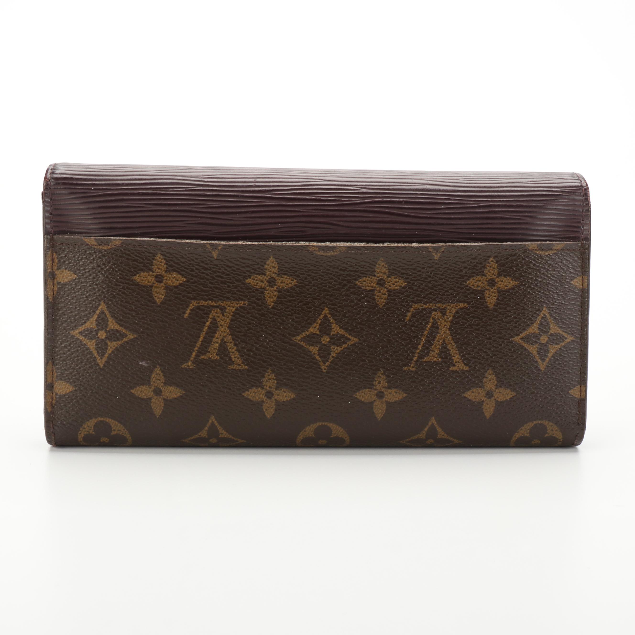 Louis Vuitton Marie-Lou Long Wallet in Epi Leather and Monogram Canvas