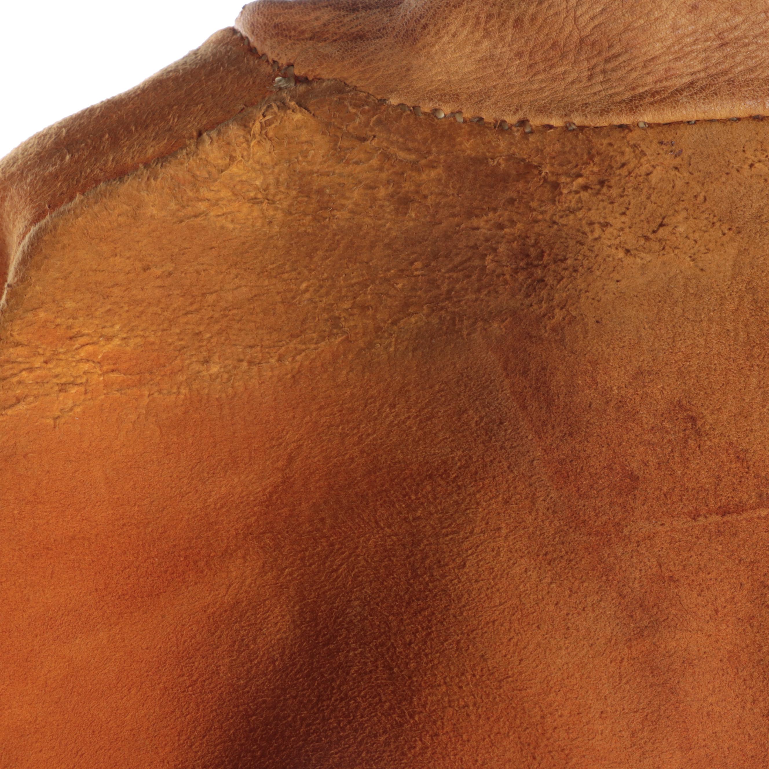 Native American-Inspired Embellished Buckskin Fringe Jacket