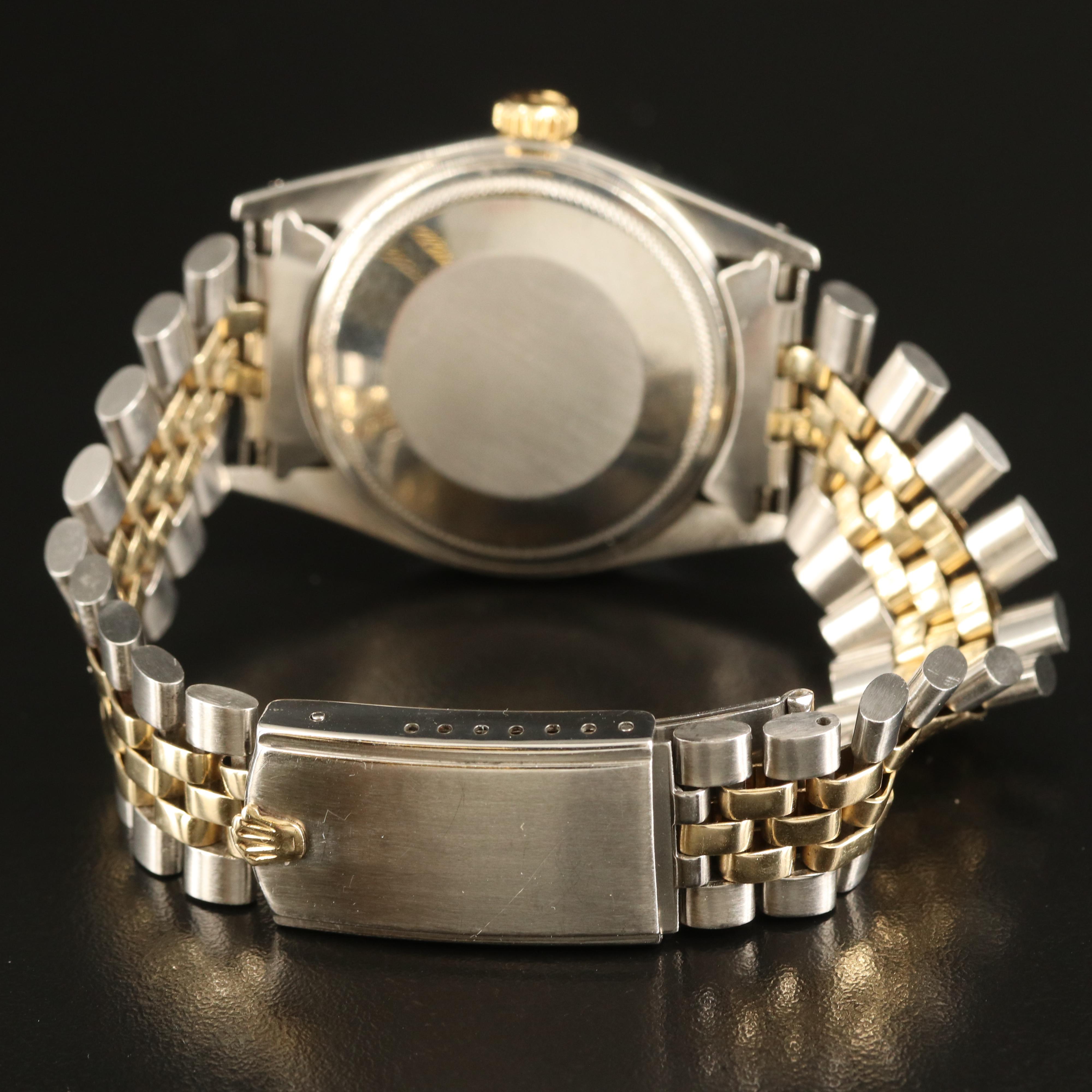 Rolex Oyster Perpetual Datejust 14K and Stainless Steel Watch