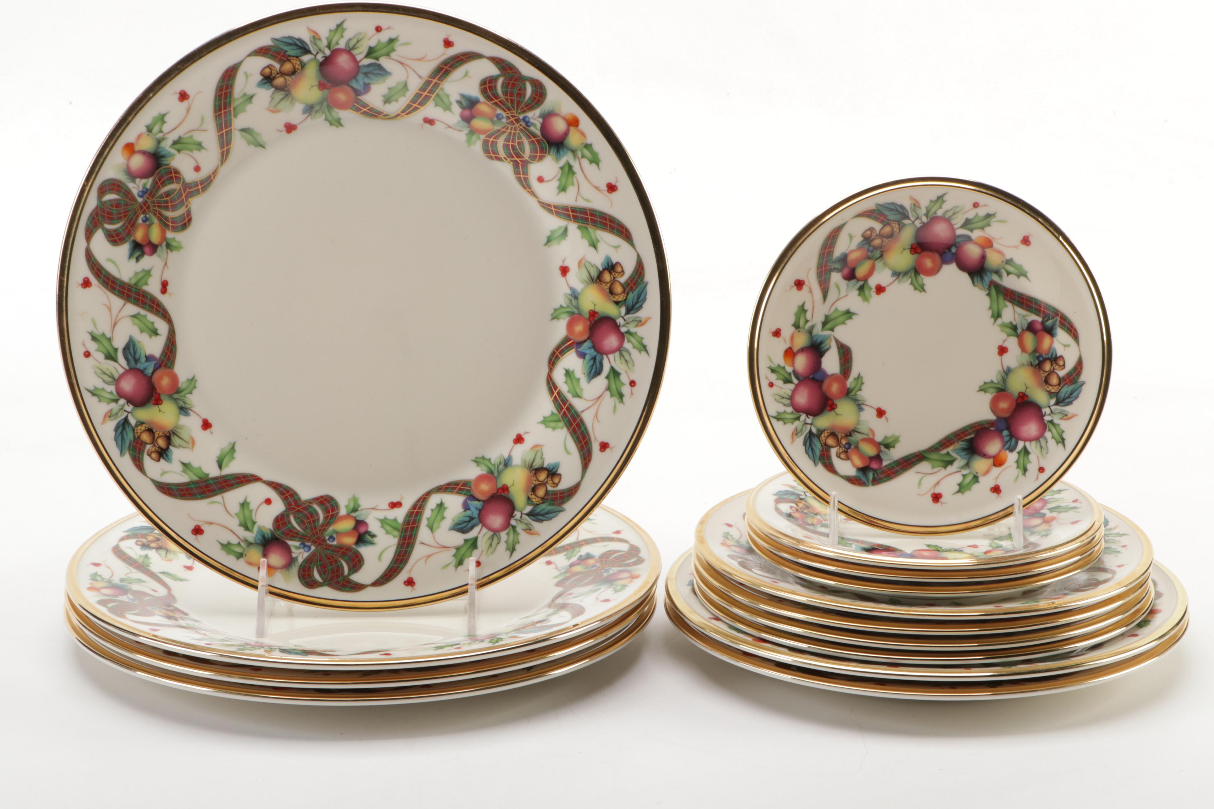 Lenox "Holiday Tartan" Bone China Dinnerware, 1999–2013