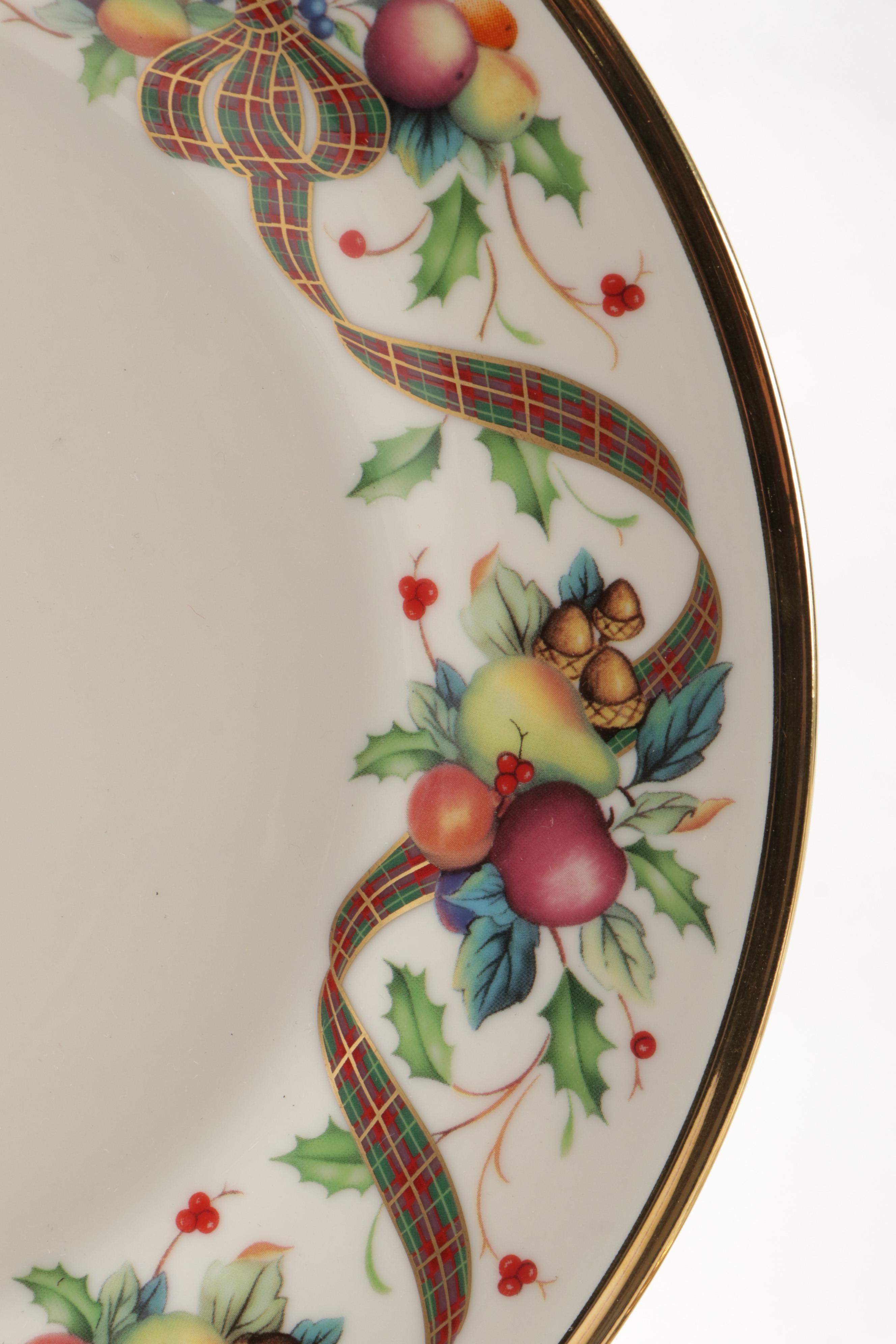 Lenox "Holiday Tartan" Bone China Dinnerware, 1999–2013