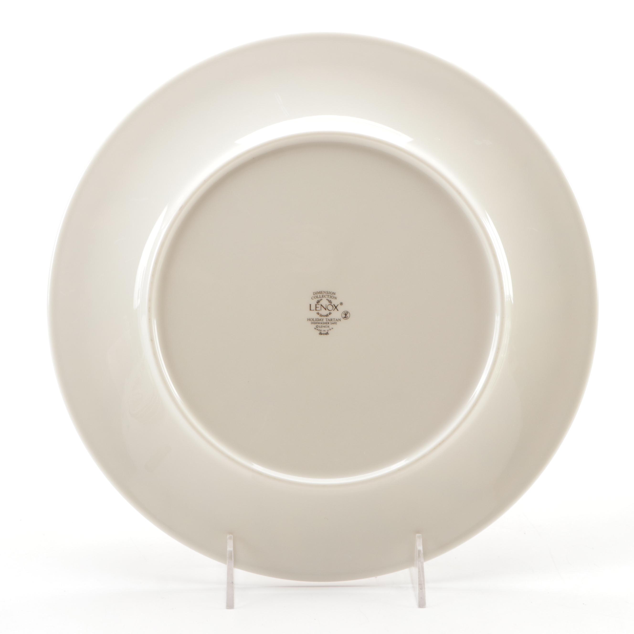 Lenox "Holiday Tartan" Bone China Dinnerware, 1999–2013