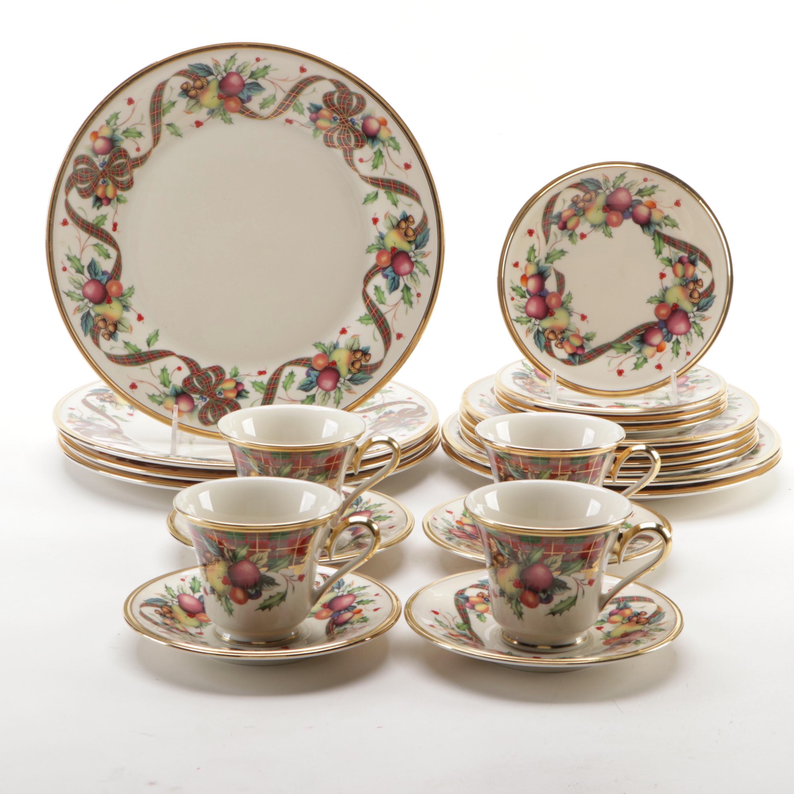 Lenox "Holiday Tartan" Bone China Dinnerware, 1999–2013
