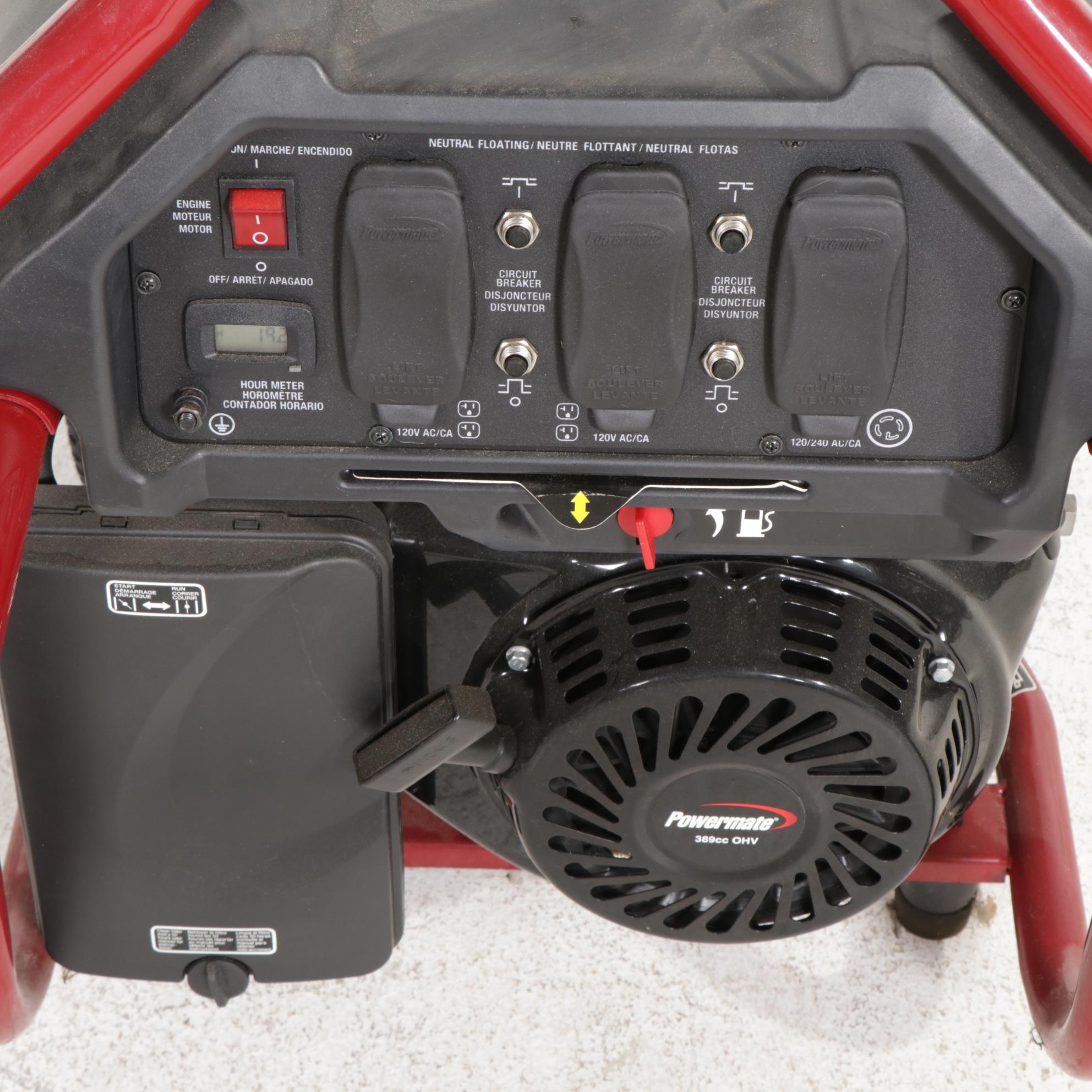 Powermate PM0125500 5500 Watt Portable Generator