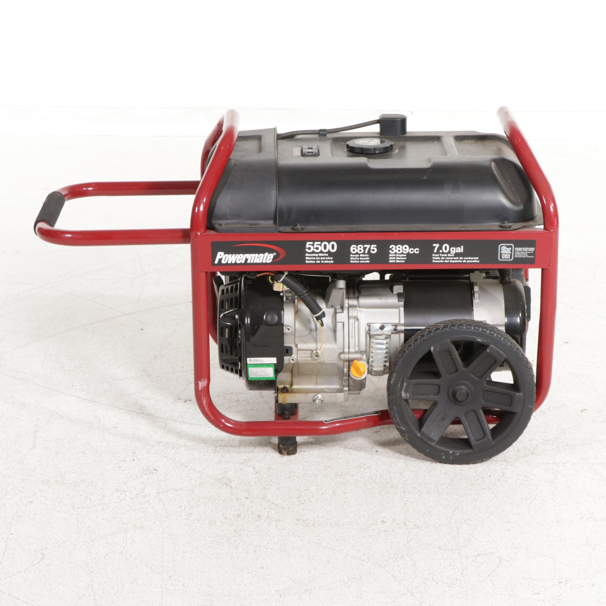 Powermate PM0125500 5500 Watt Portable Generator