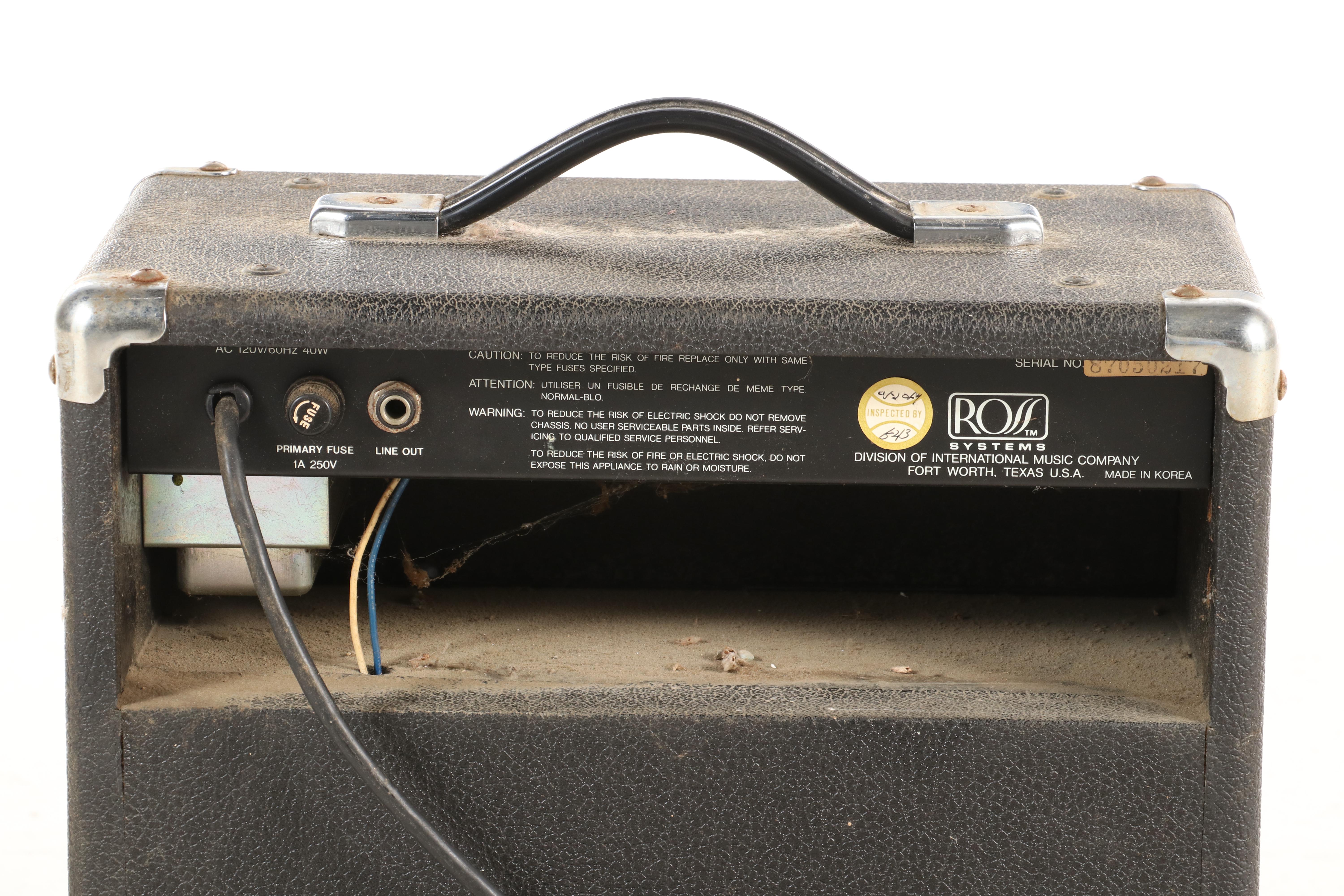 Ross Systems Dual Keyboard 11 Amplifier, Late 20th Century