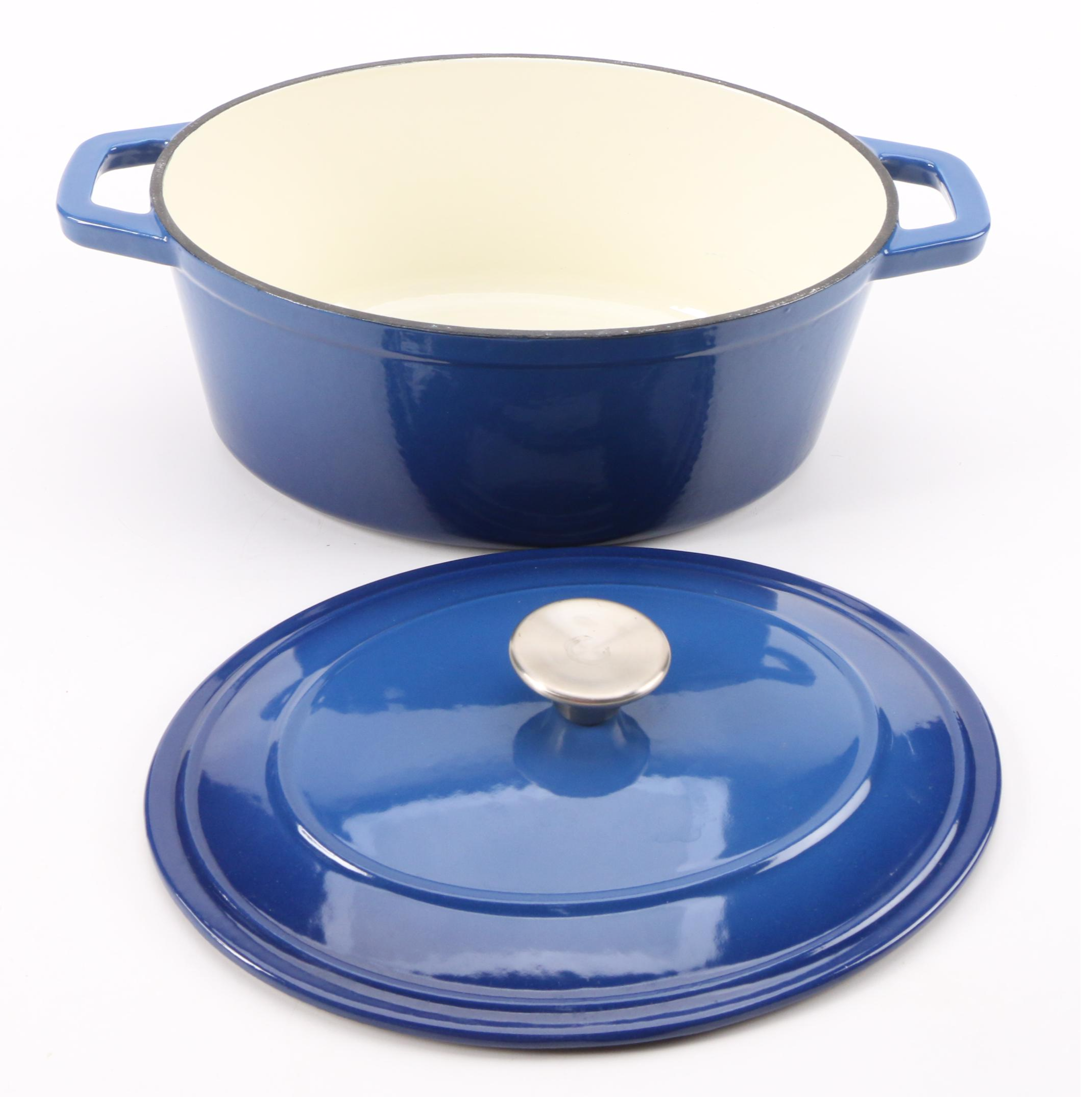 Crofton Enameled Cast Iron Dutch Oven with Individual Casserole