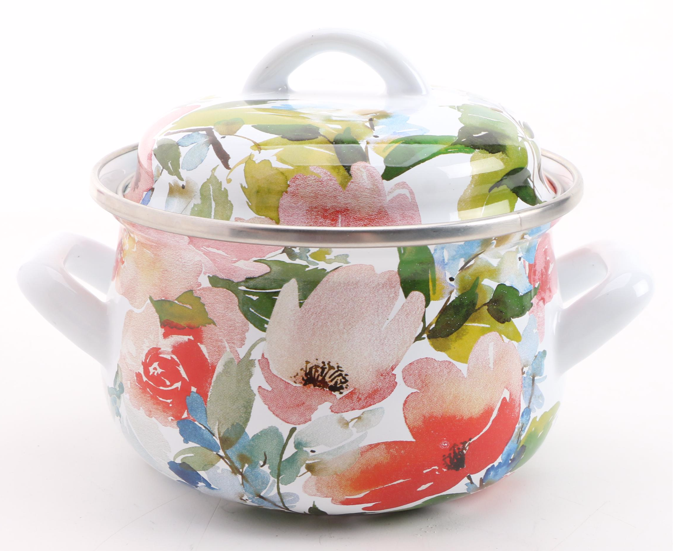 Crofton Enameled Cast Iron Dutch Oven with Individual Casserole