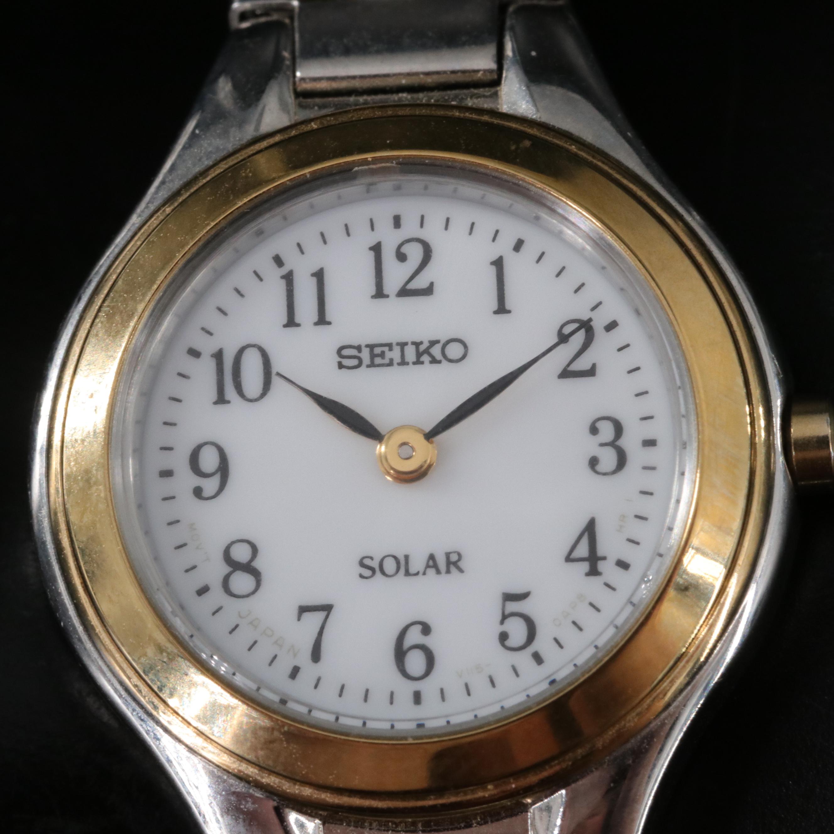 Seiko Solar Two Tone Watch