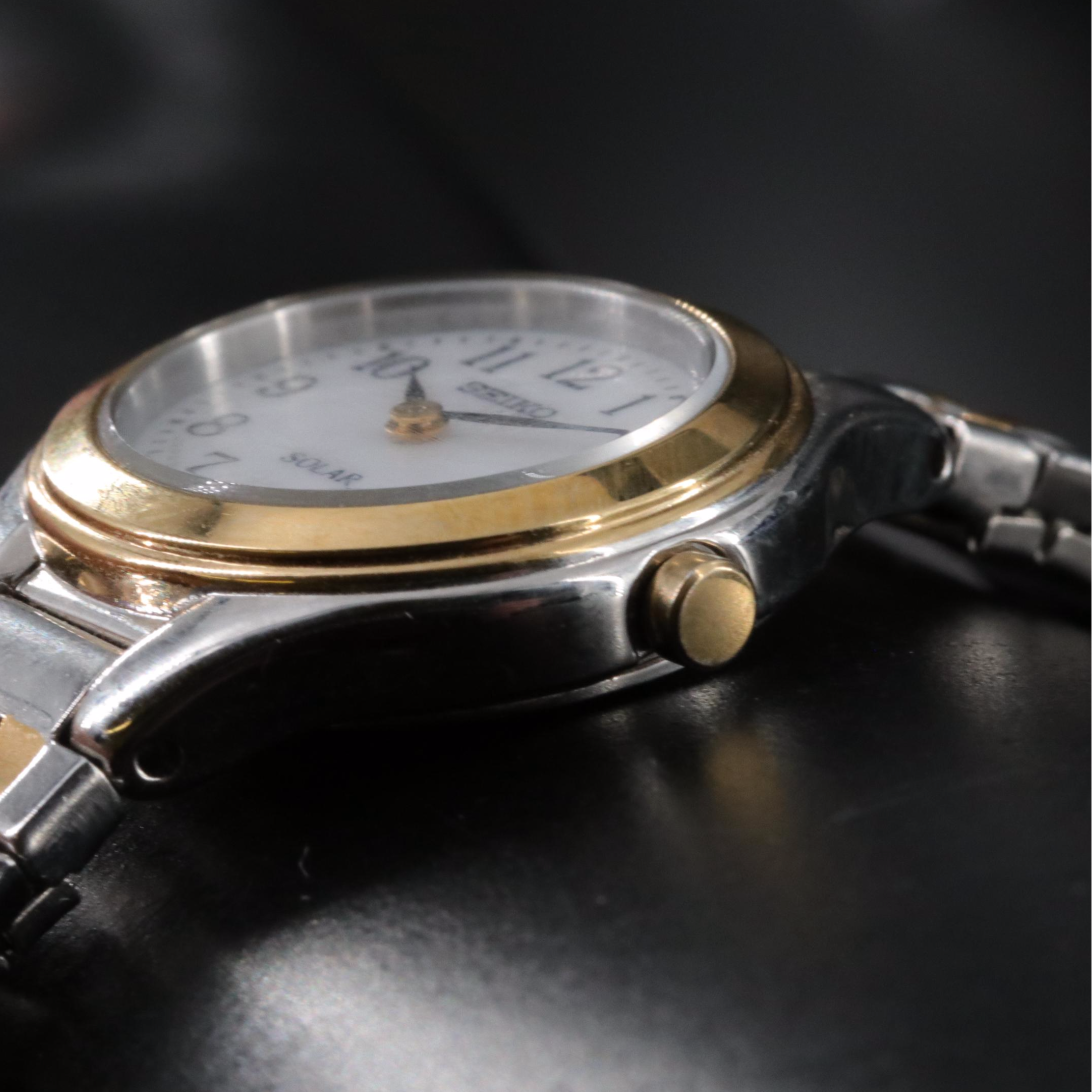 Seiko Solar Two Tone Watch