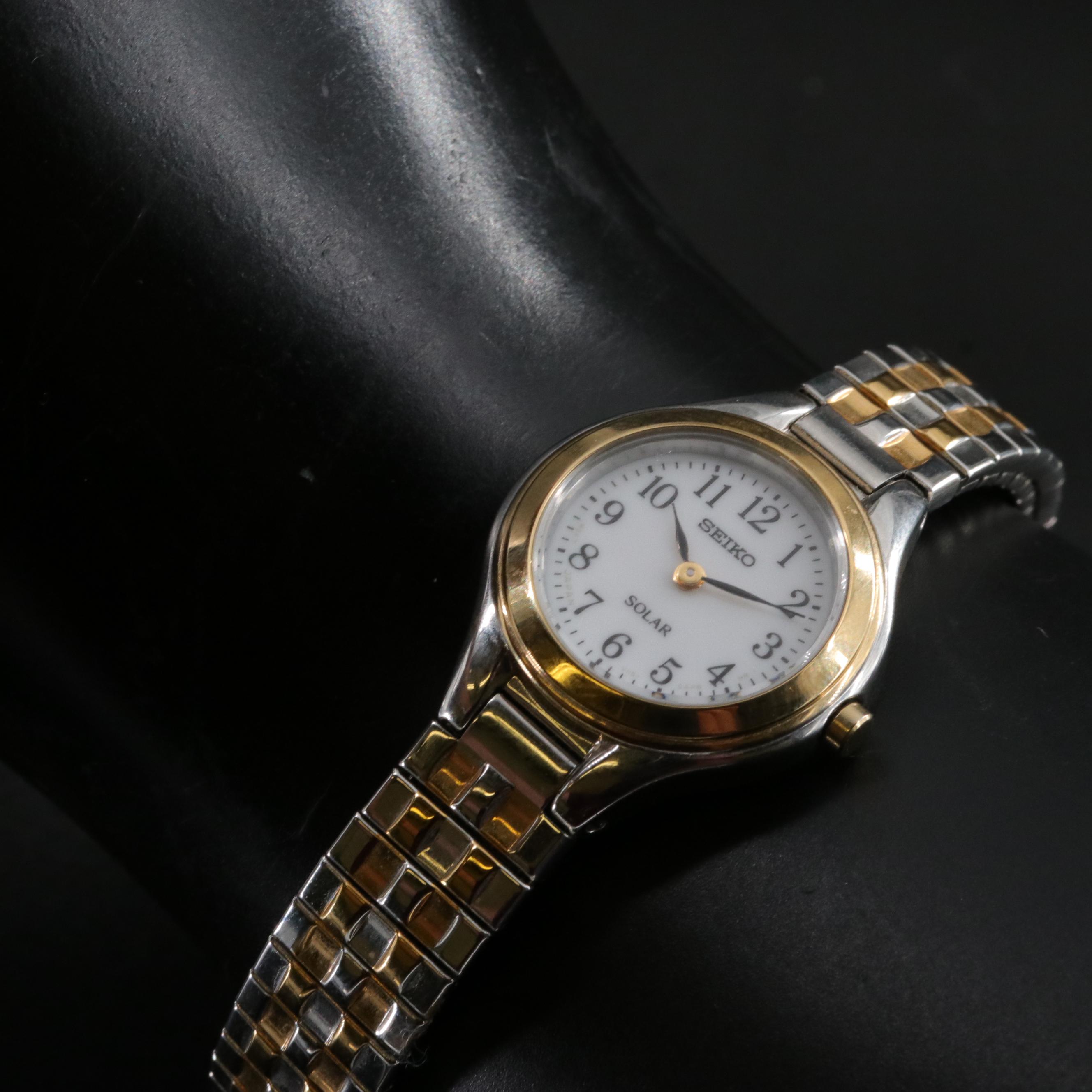 Seiko Solar Two Tone Watch