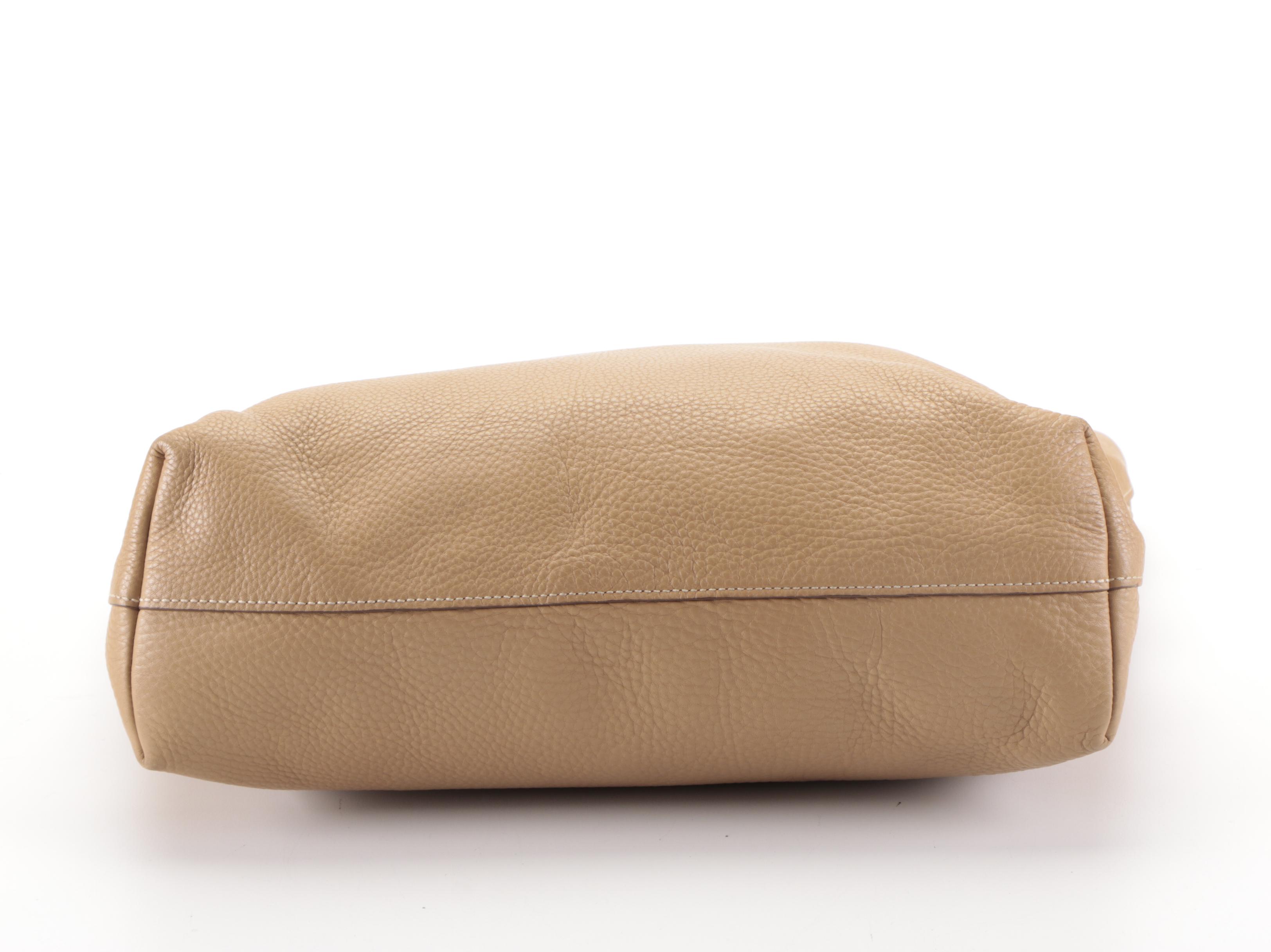 Prada Two-Way Tote Bag in Vitello Daino Grained Leather with Strap