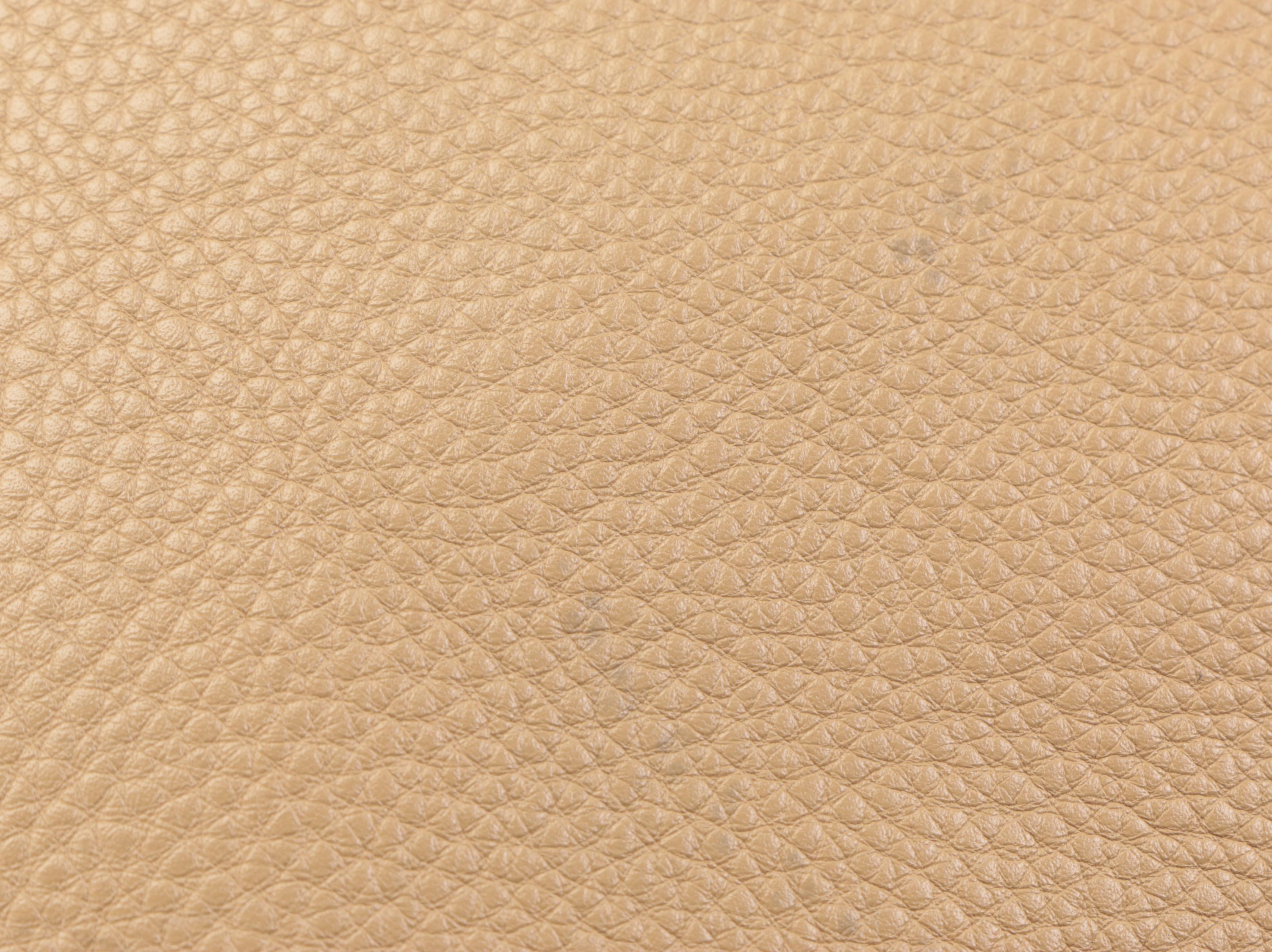 Prada Two-Way Tote Bag in Vitello Daino Grained Leather with Strap