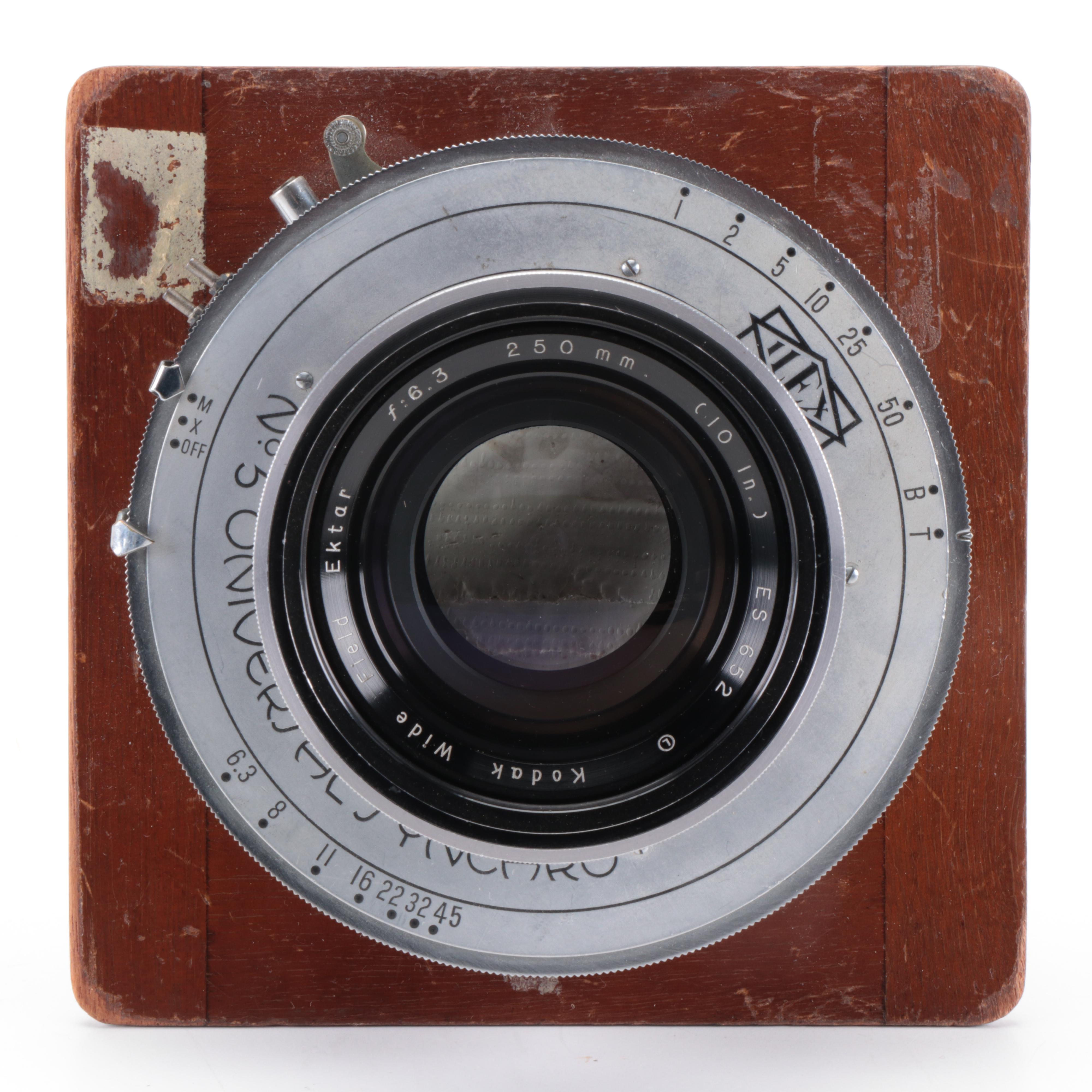 Ilex Optical No. 4 Acme Synchro and No. 5 Universal Synchro Shutters with Lenses