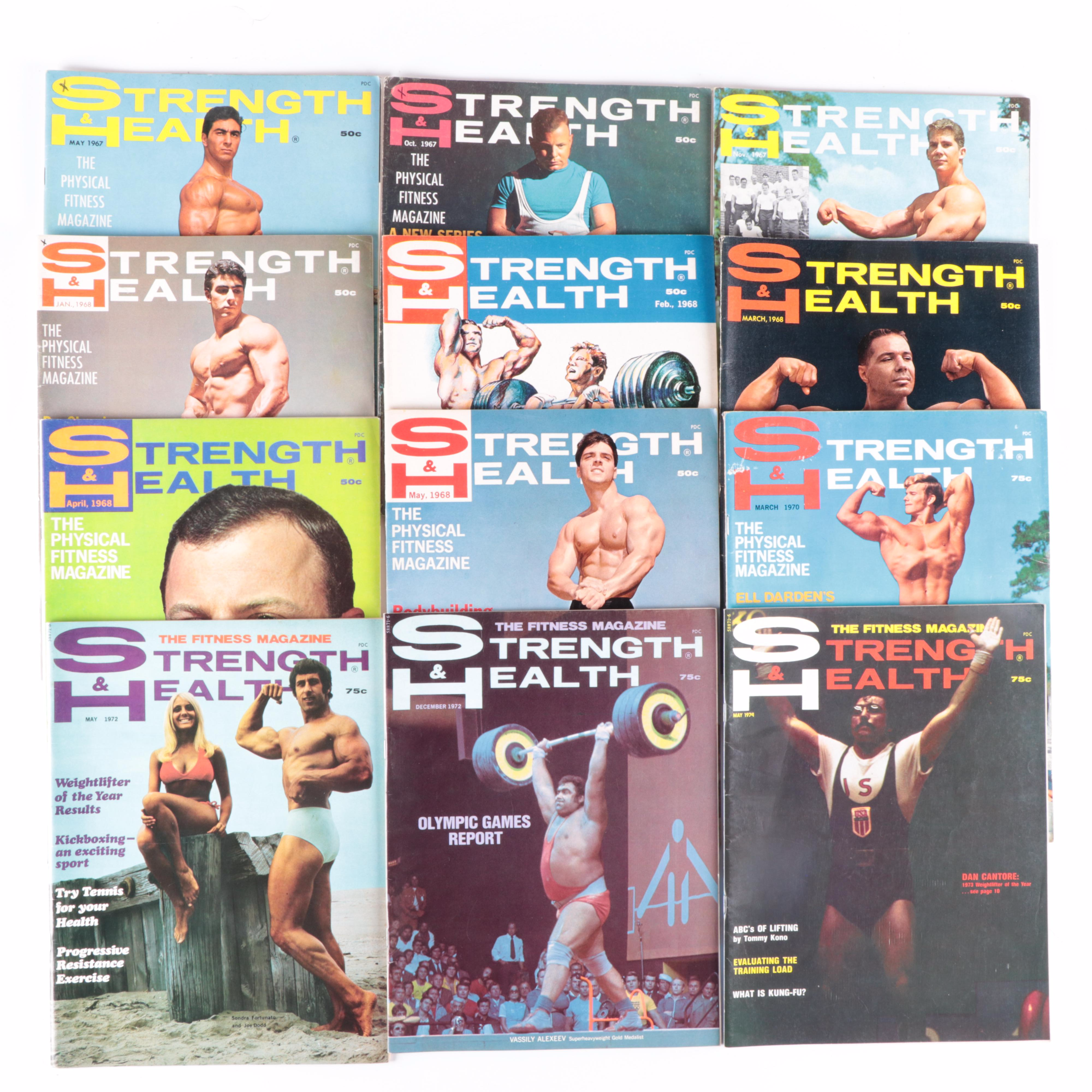 "Strength and Health" Magazine Issues, 1967–1974