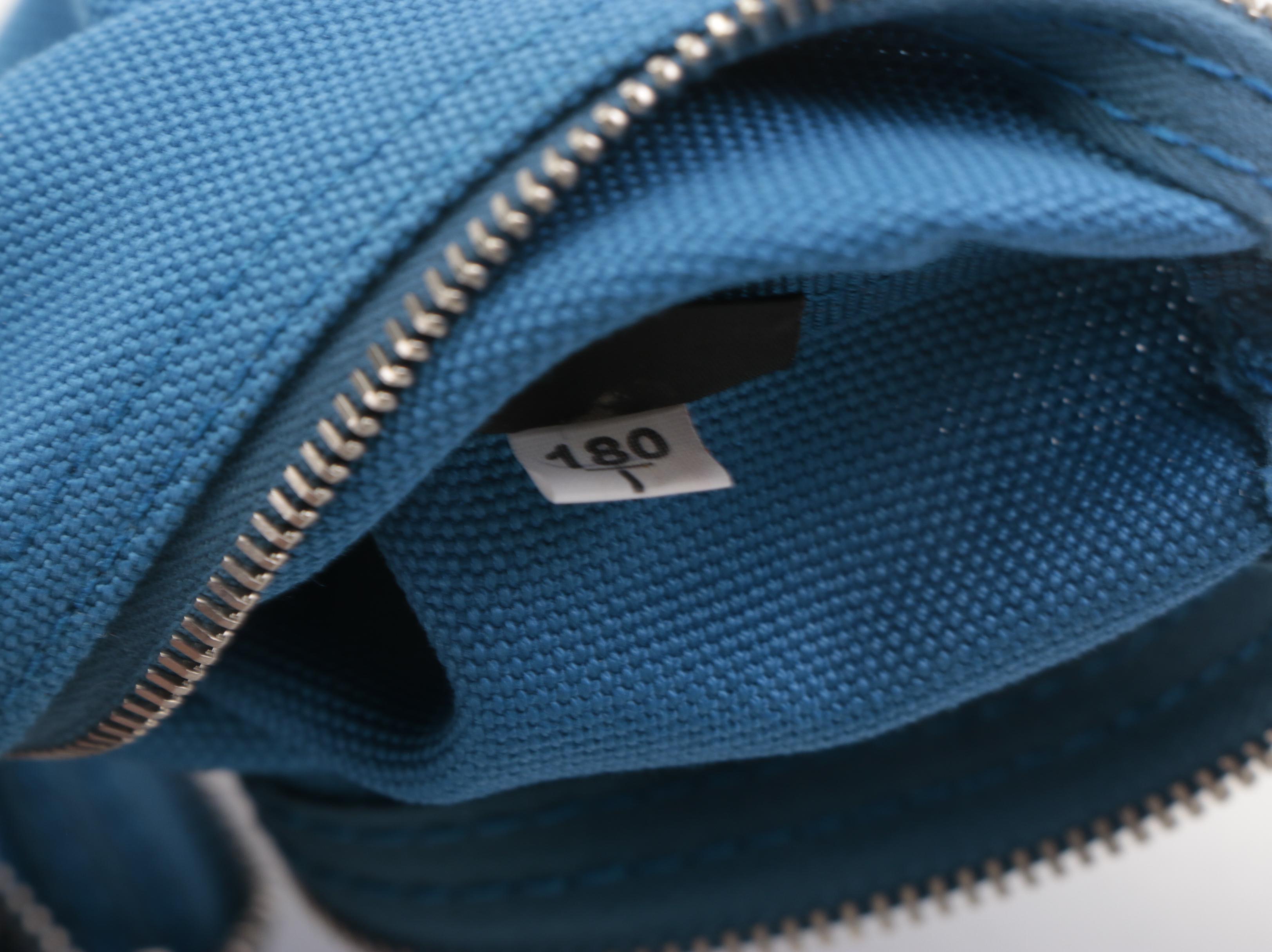 Prada Logo Tote 1BG220 in Canapa Canvas with Leather Trim and Pouch