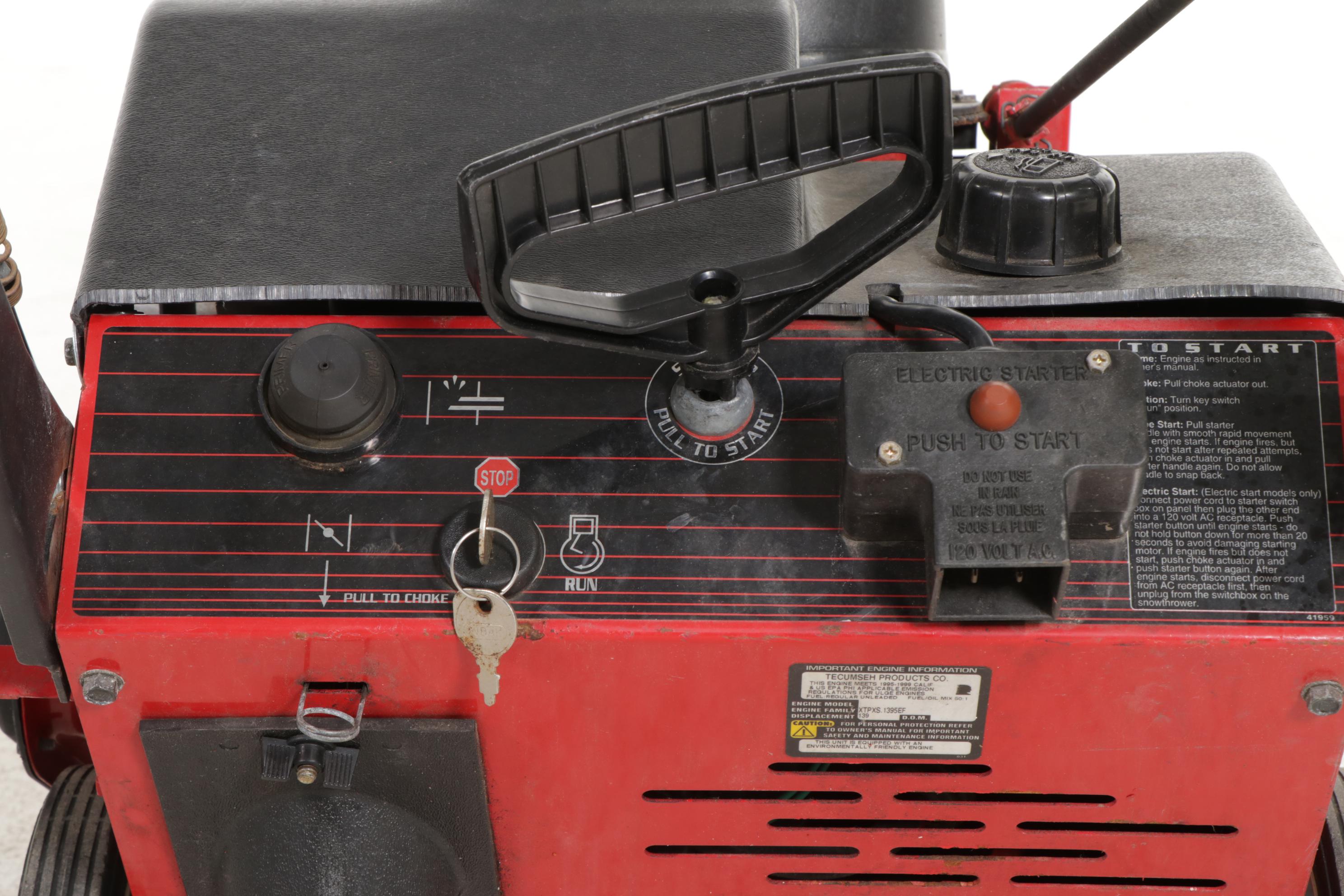 Snapper Model SX5200E 5HP 22" Snow Blower