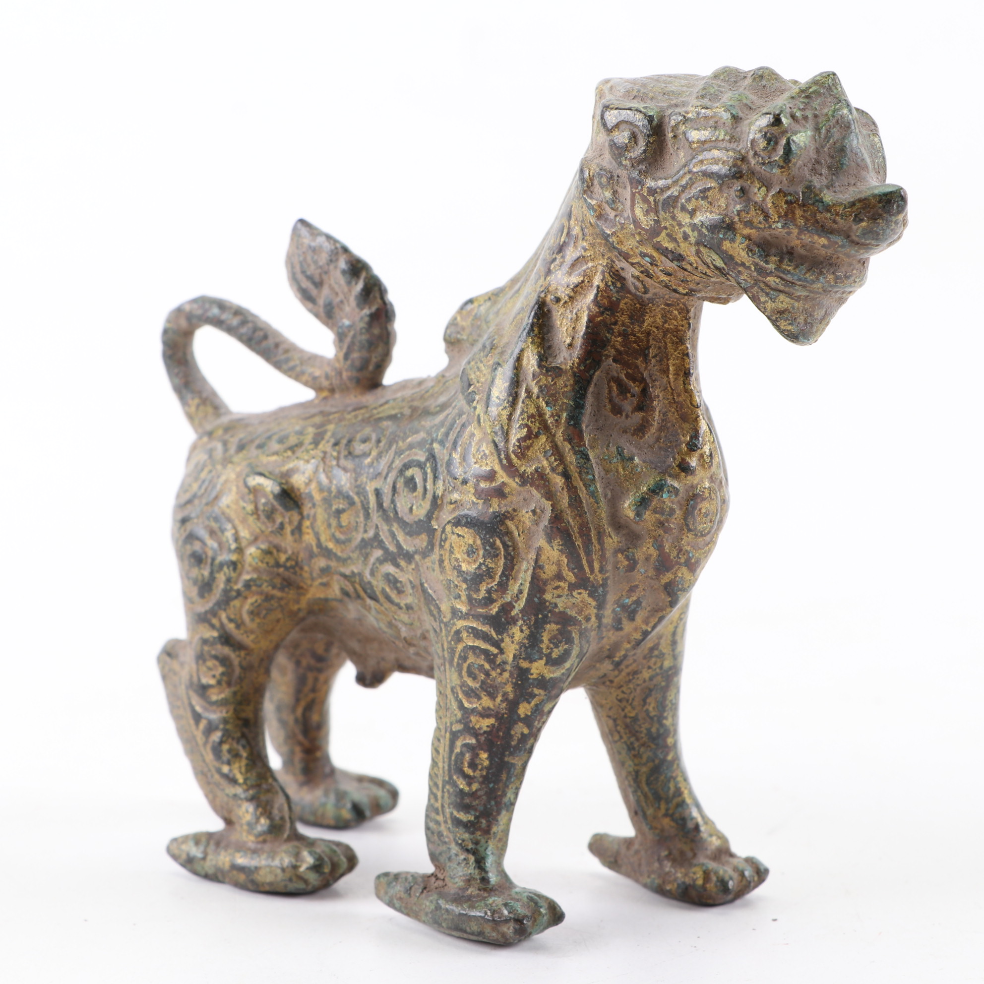 Chinese Cast Metal Pixiu Figurines