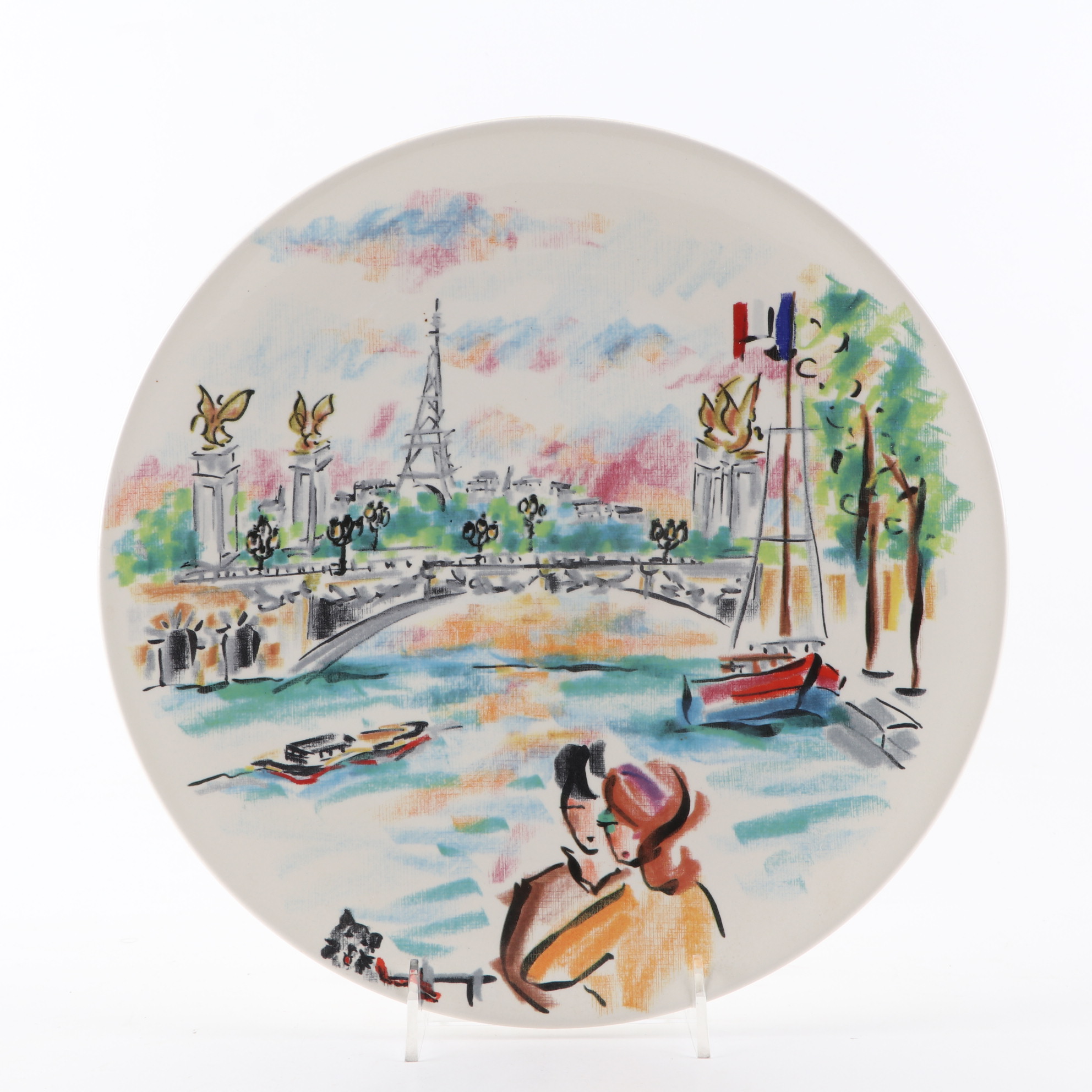 Faiencerie De Gien "Joli Paris" Earthenware Dinnerware, 2005–2014
