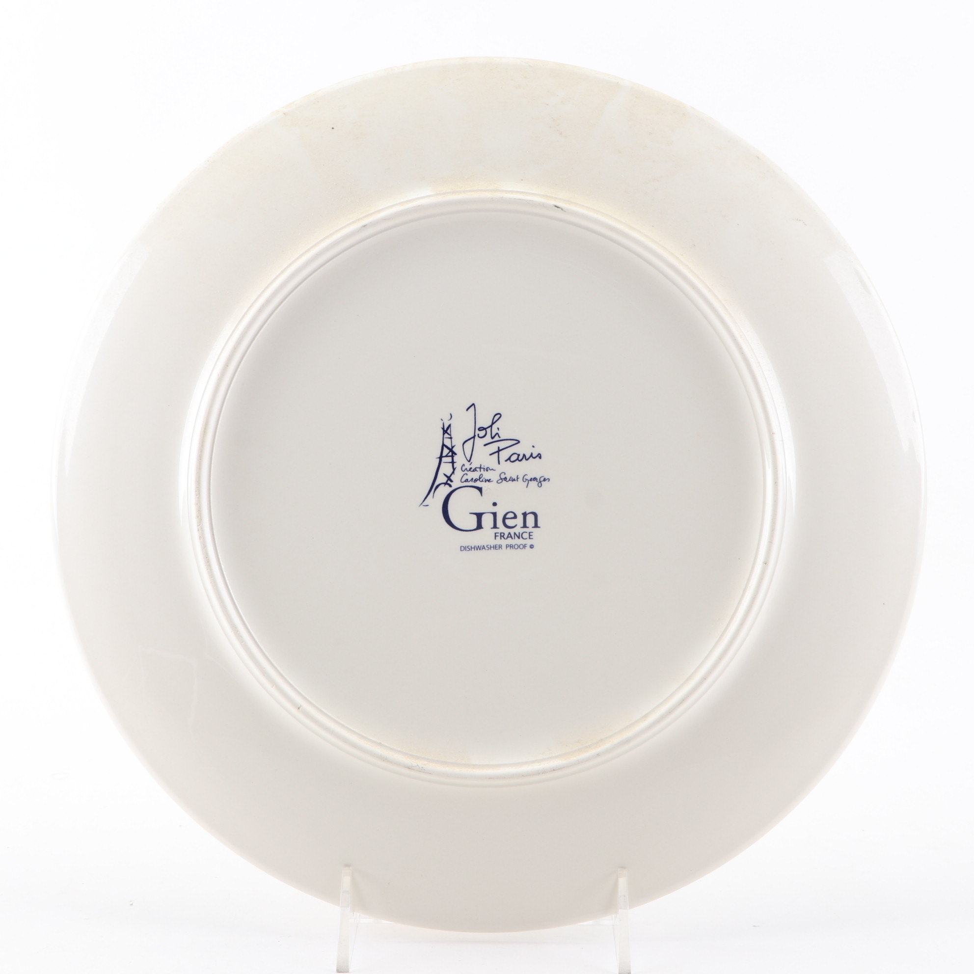 Faiencerie De Gien "Joli Paris" Earthenware Dinnerware, 2005–2014