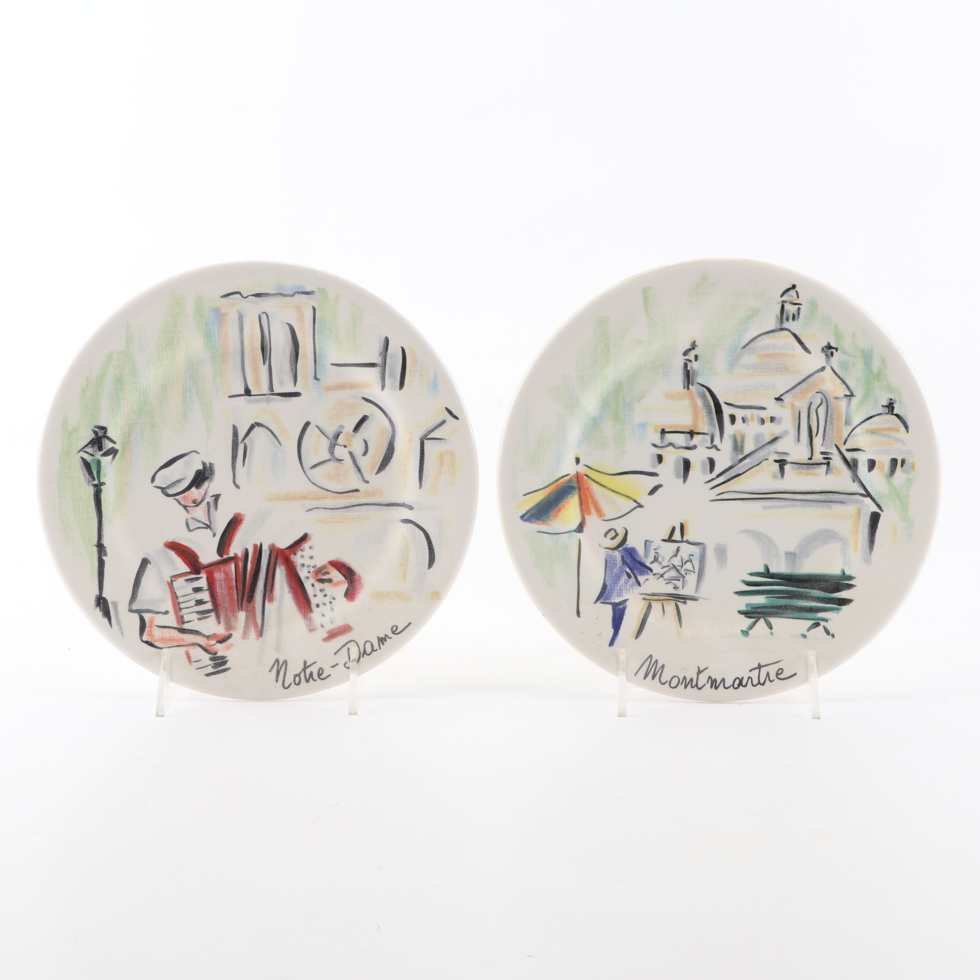 Faiencerie De Gien "Joli Paris" Earthenware Dinnerware, 2005–2014