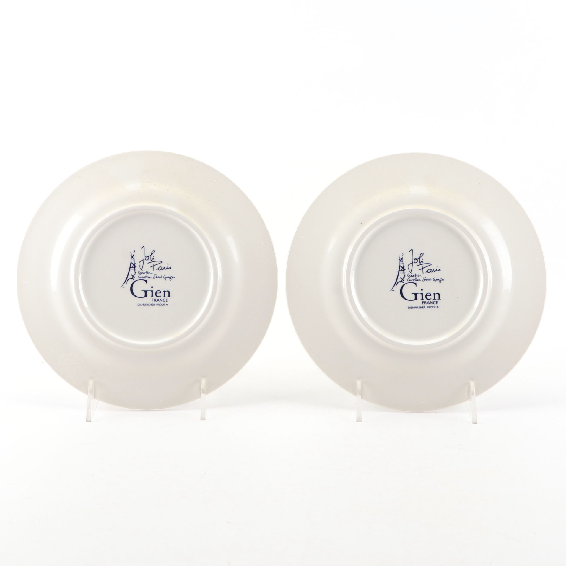 Faiencerie De Gien "Joli Paris" Earthenware Dinnerware, 2005–2014