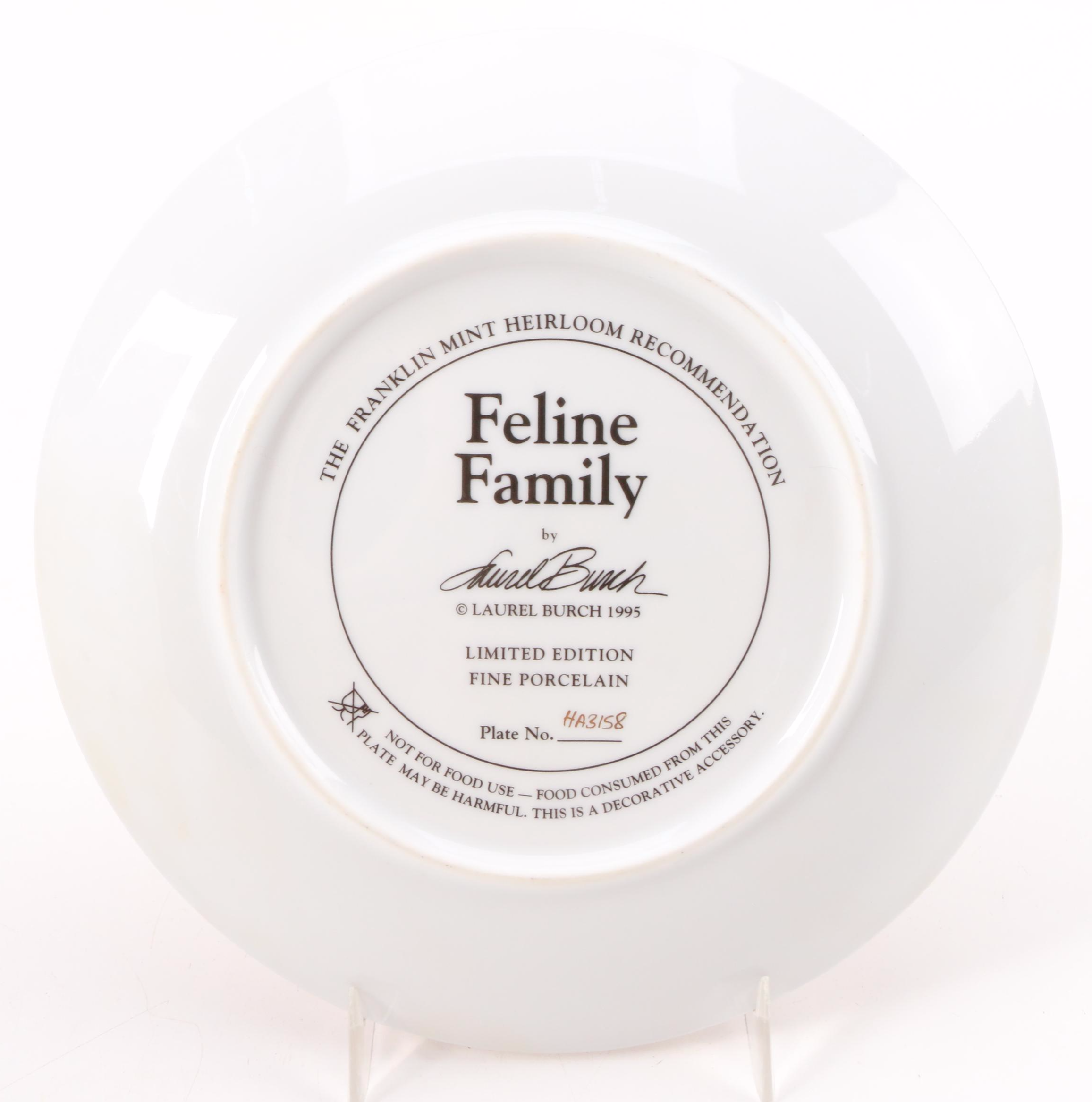 Laurel Burch for Franklin Mint Limited Edition Porcelain Plates, 1995