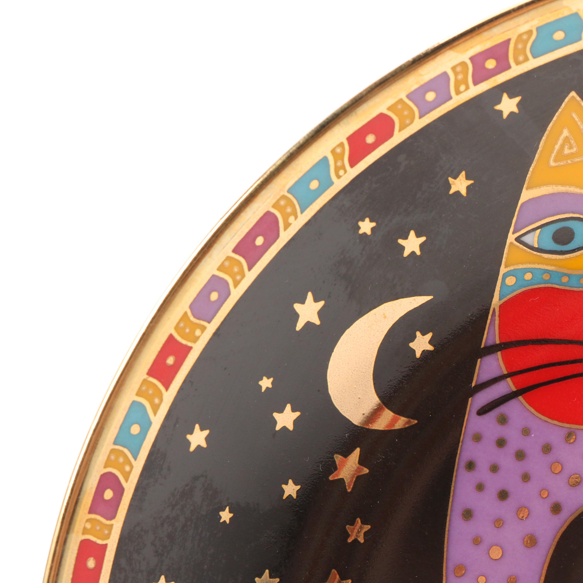 Laurel Burch for Franklin Mint Limited Edition Porcelain Plates, 1995