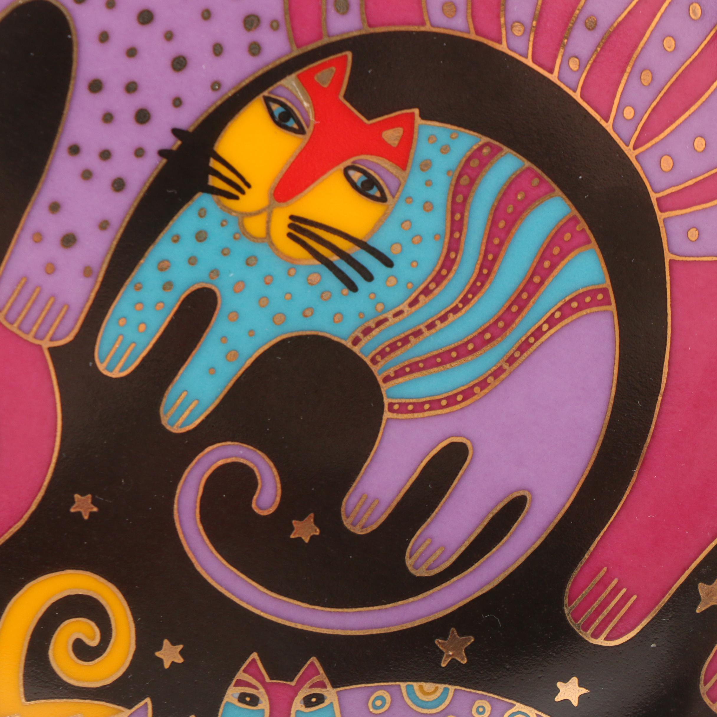 Laurel Burch for Franklin Mint Limited Edition Porcelain Plates, 1995