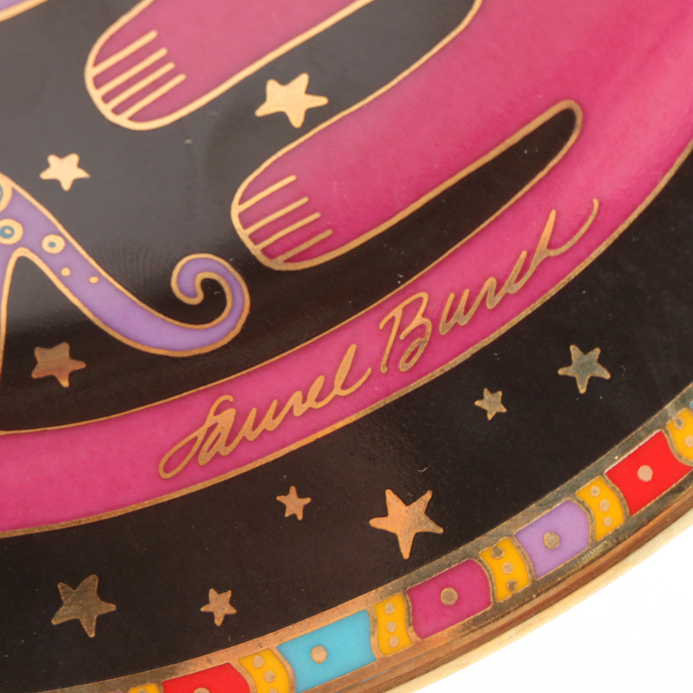 Laurel Burch for Franklin Mint Limited Edition Porcelain Plates, 1995