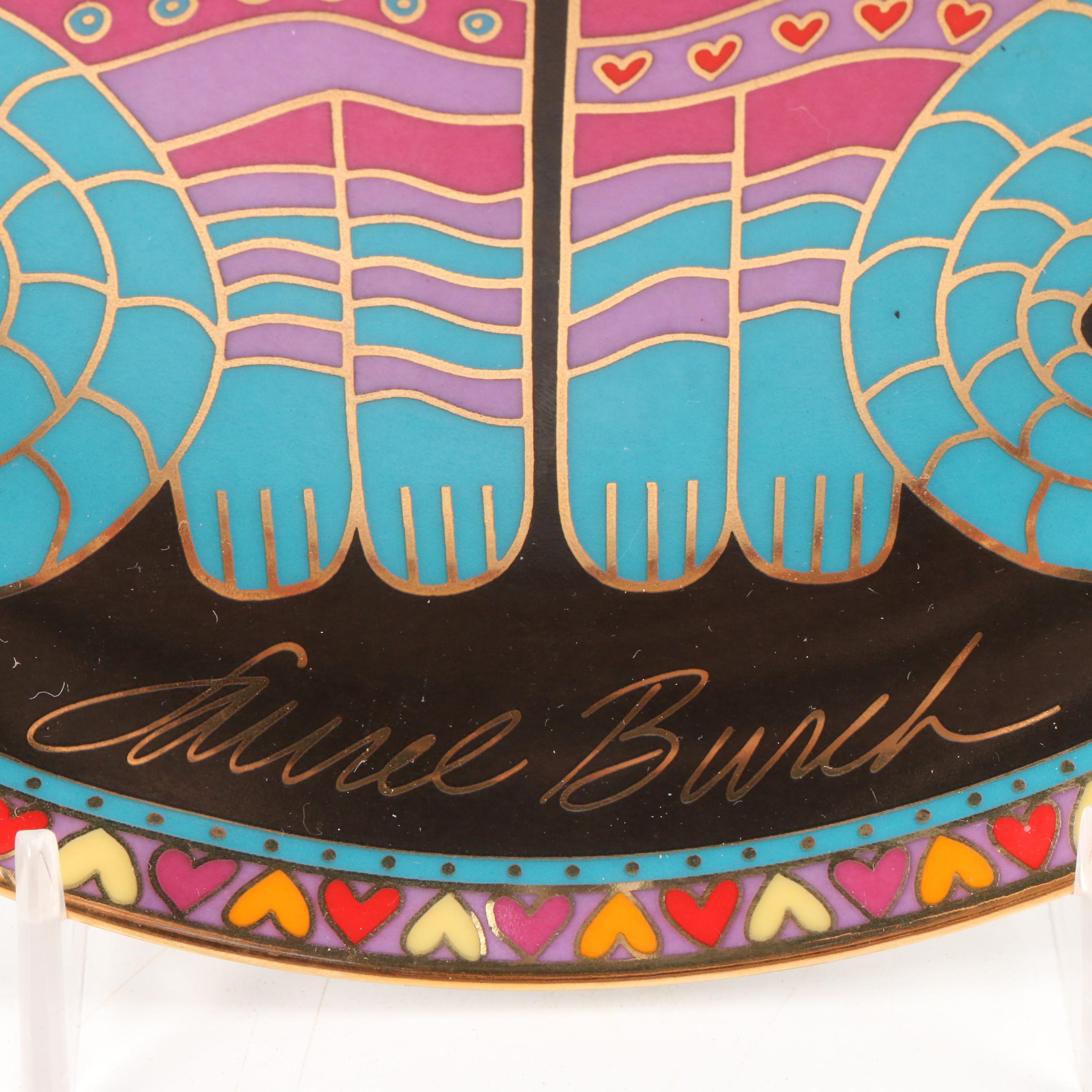 Laurel Burch for Franklin Mint Limited Edition Porcelain Plates, 1995