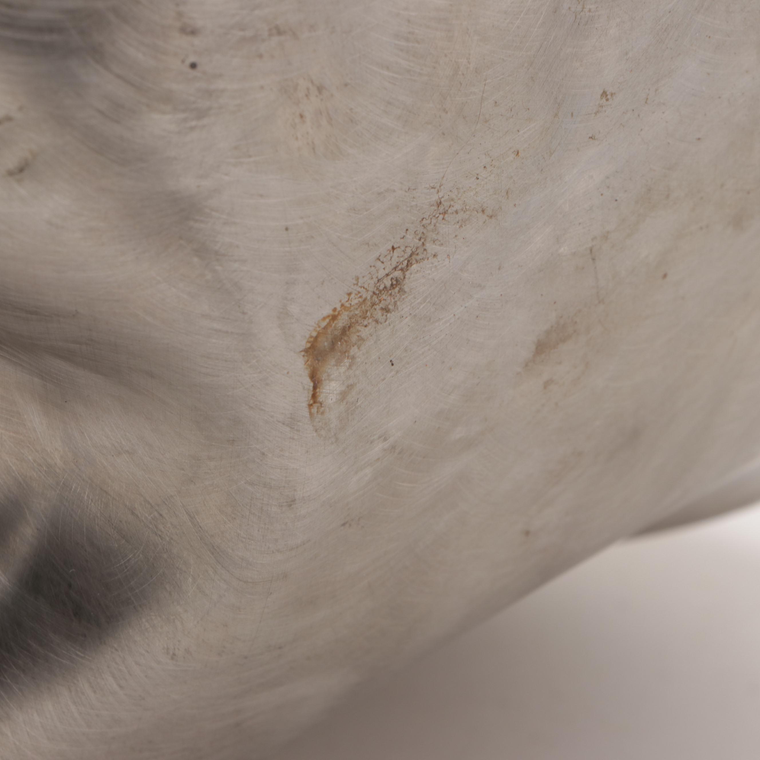 Richard Baronio Abstract Steel Cube Sculpture, 1973