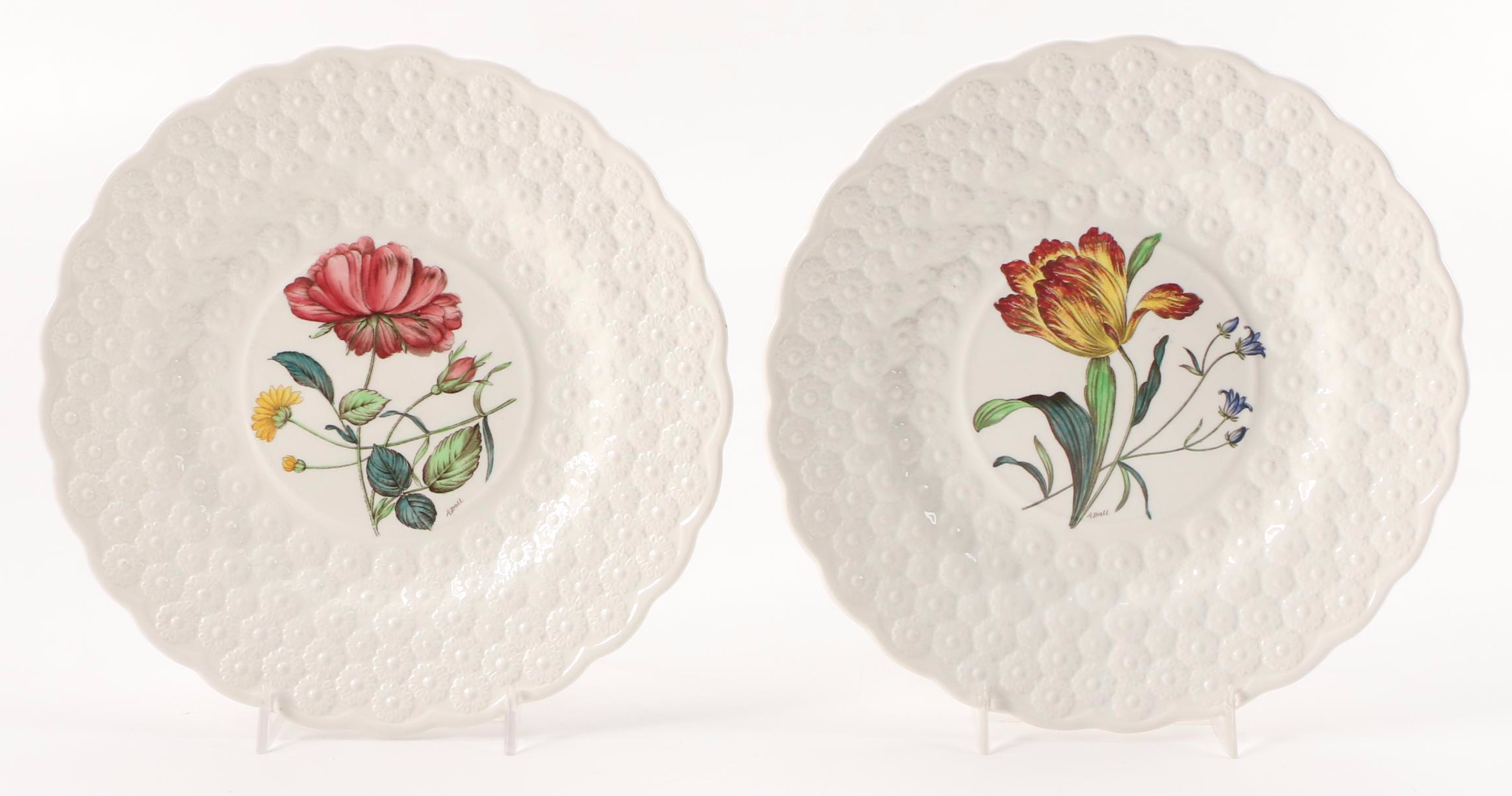 Copeland Spode "Fernleigh" Earthenware Luncheon Plates, 1965