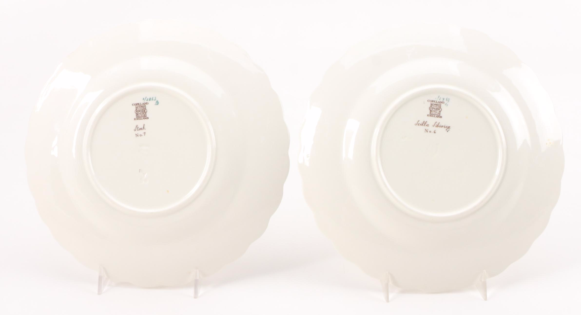 Copeland Spode "Fernleigh" Earthenware Luncheon Plates, 1965