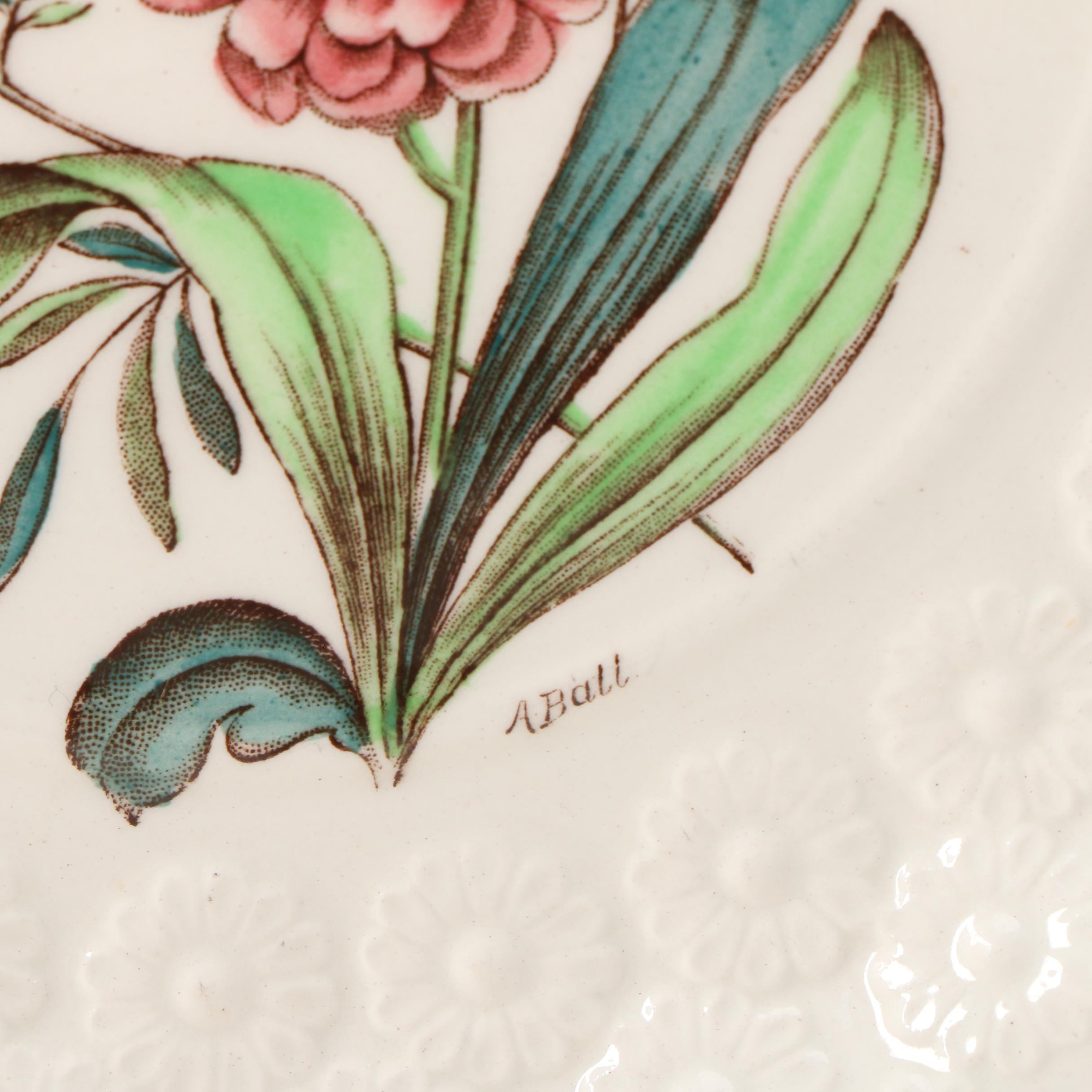 Copeland Spode "Fernleigh" Earthenware Luncheon Plates, 1965