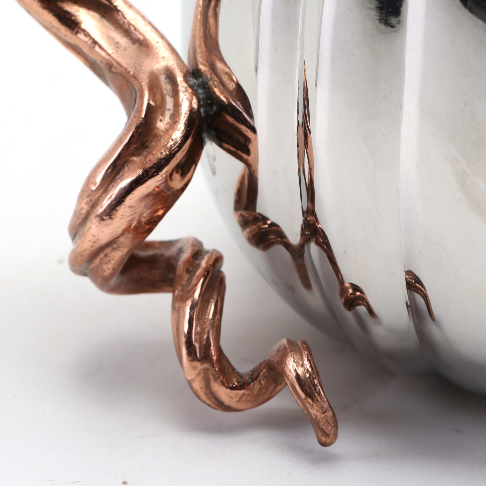 Michael Aram "Gourd & Vine" Copper Plated and Stainless Steel Water Pitcher
