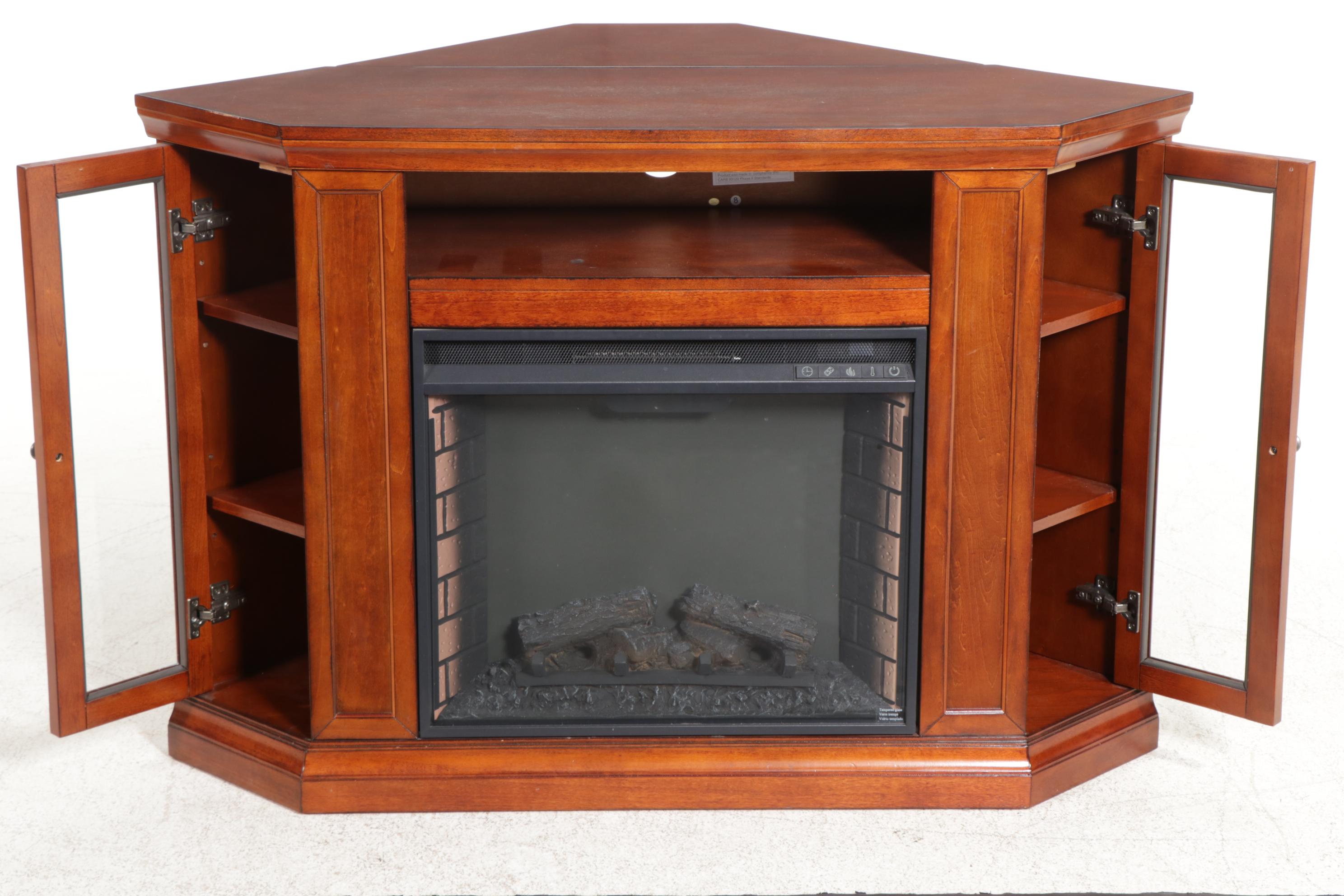 Southern Enterprises Electric Firebox Insert with Cabinet