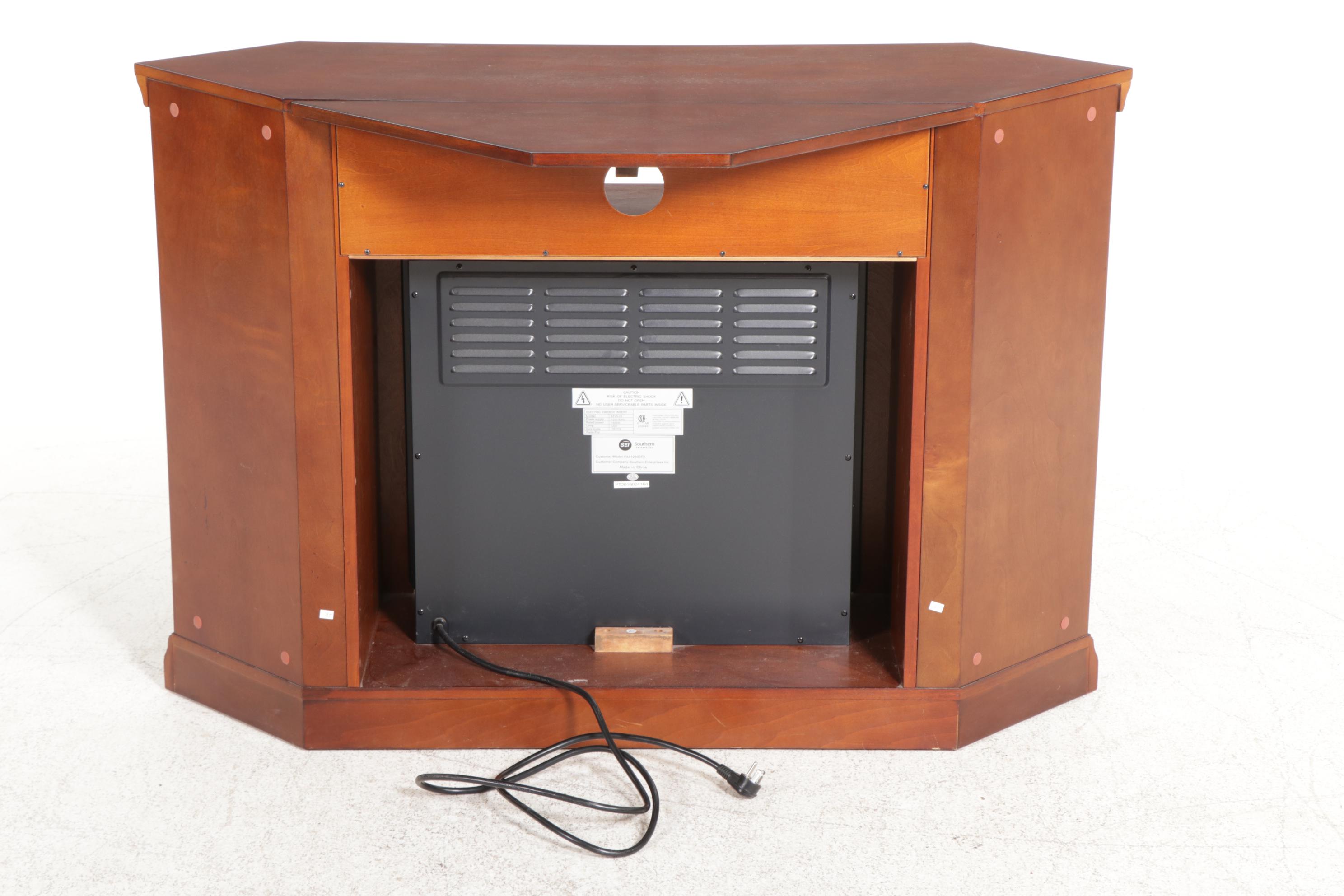 Southern Enterprises Electric Firebox Insert with Cabinet