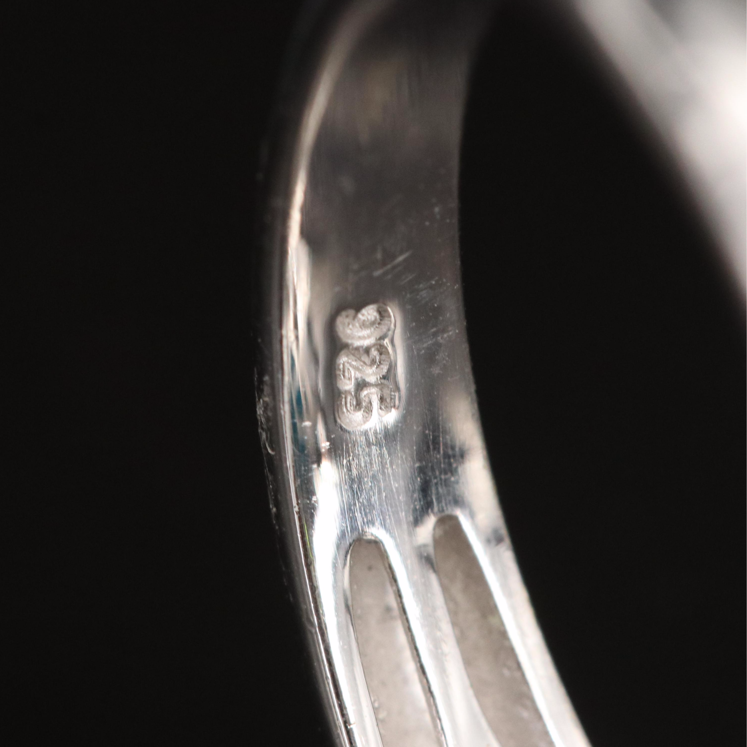 Sterling Turquoise Ring Selection with Diopside and Diamond