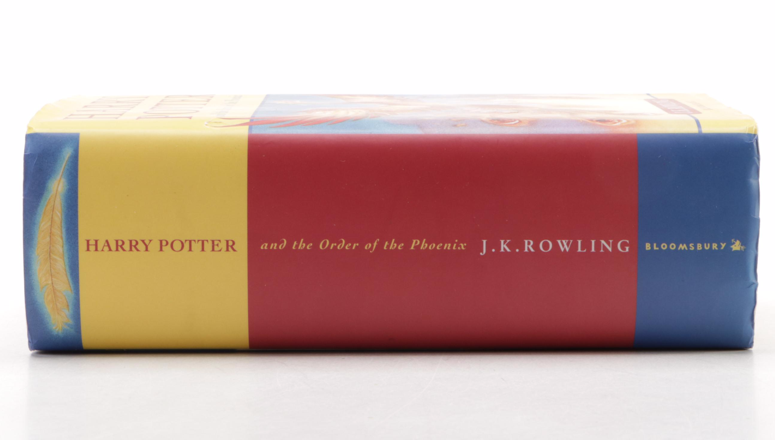 First UK Edition "Harry Potter and the Order of the Phoenix" by J. K. Rowling