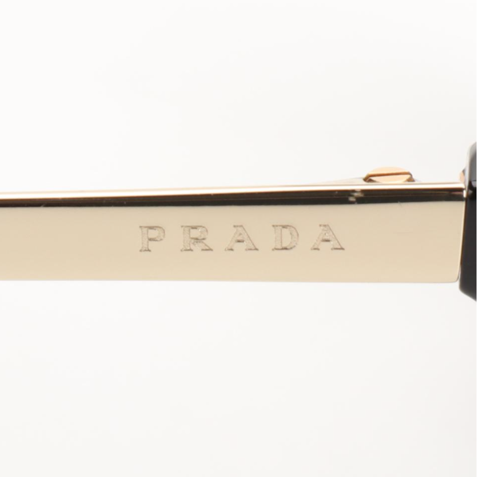 Prada SPR23S Double Bridge Round Sunglasses