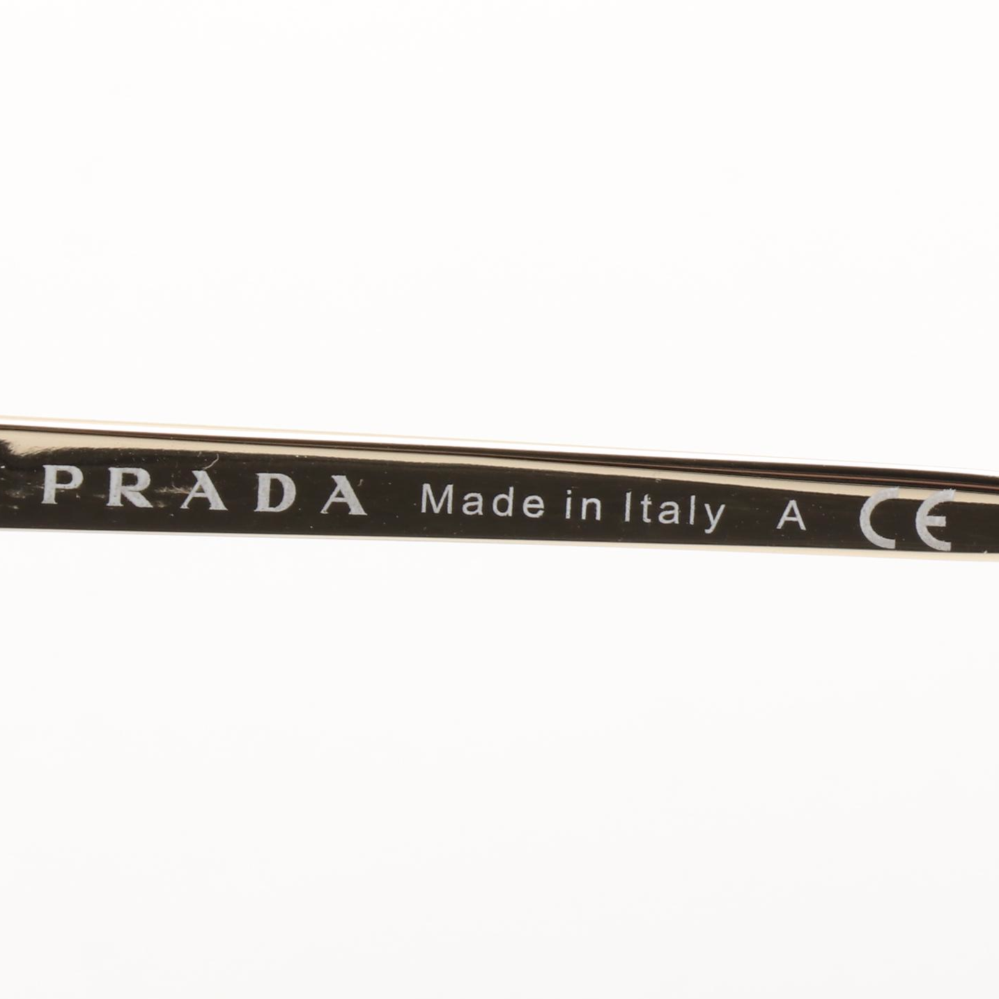 Prada SPR23S Double Bridge Round Sunglasses