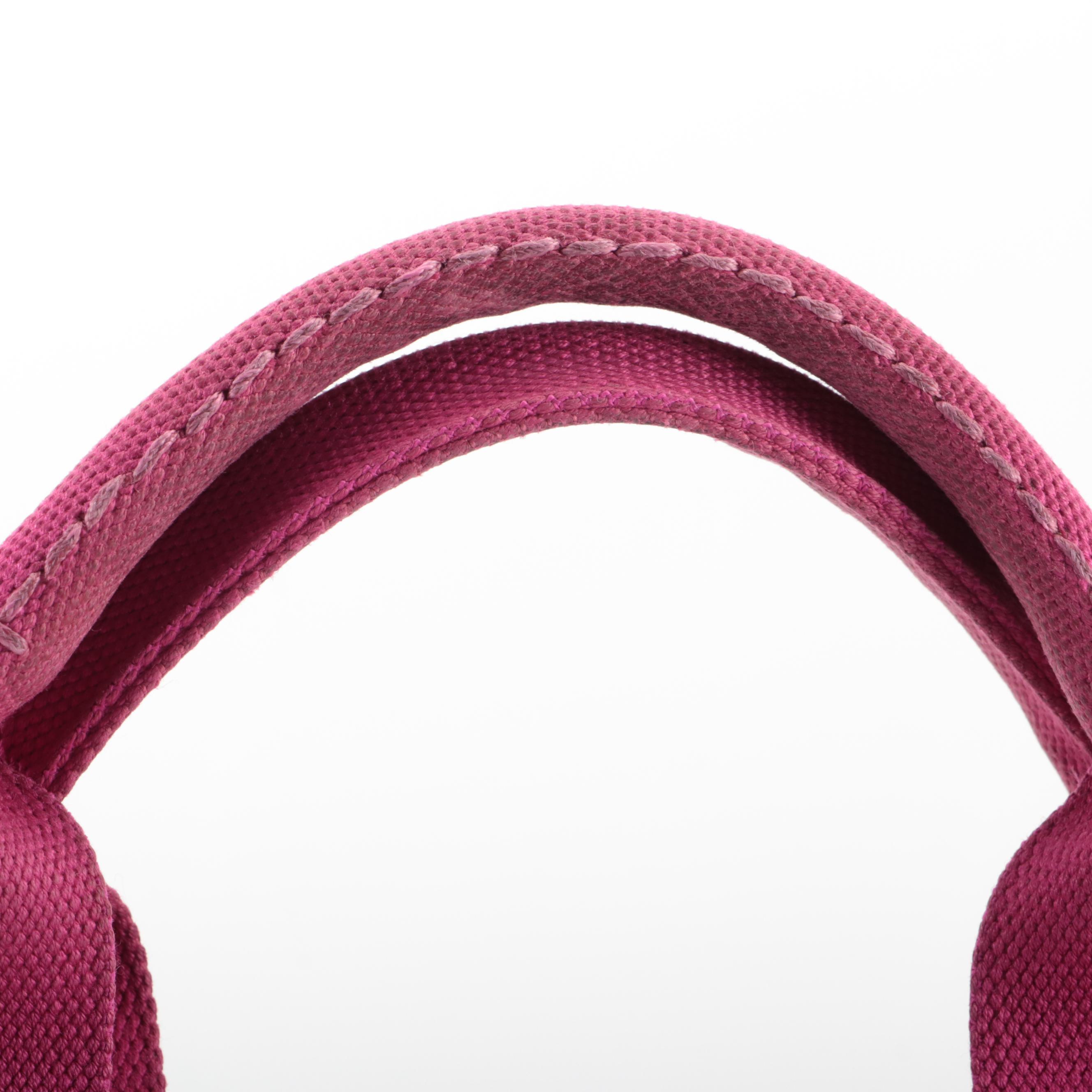 Prada Pink Canapa Canvas Tote