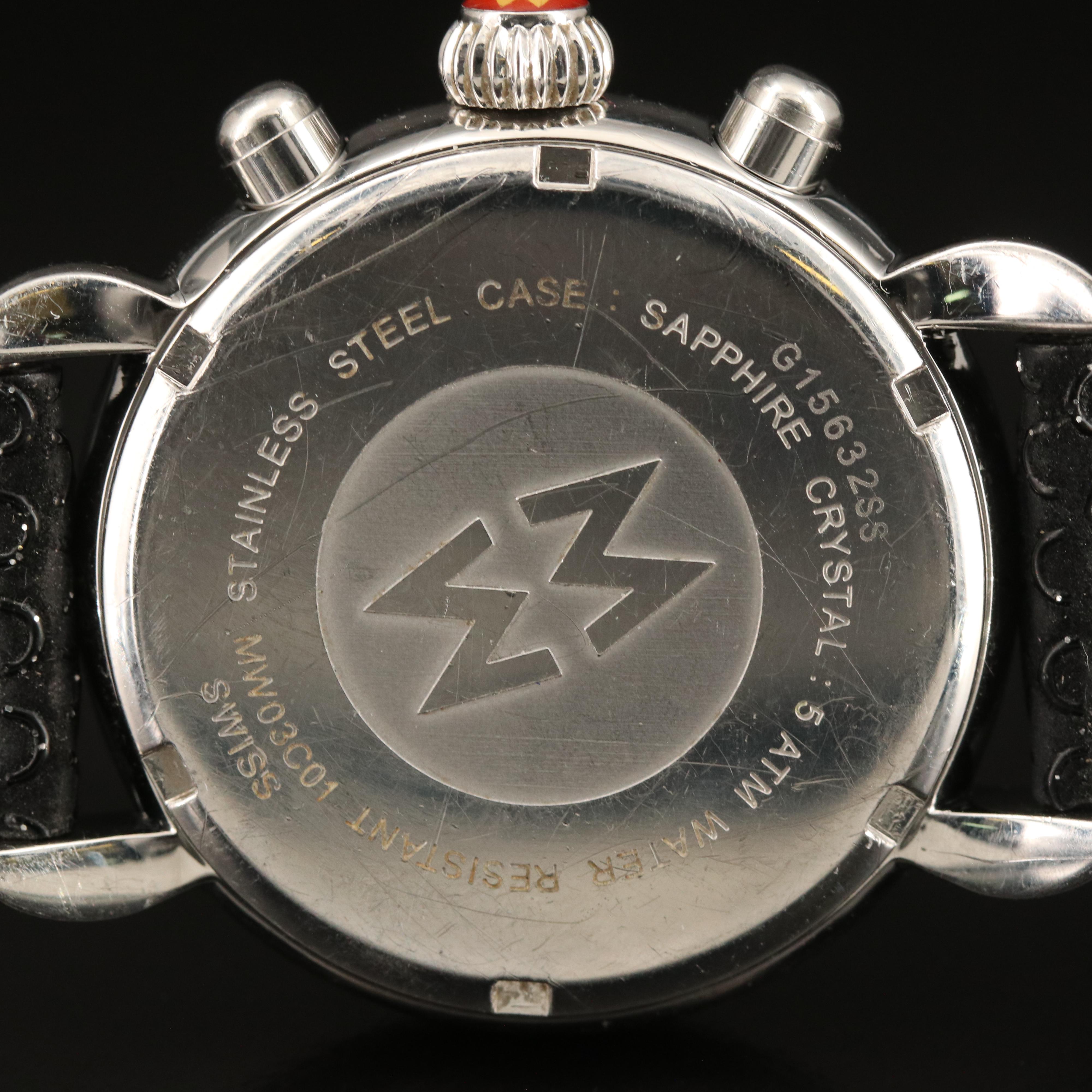 Michele CSX Diamond Chronograph Watch