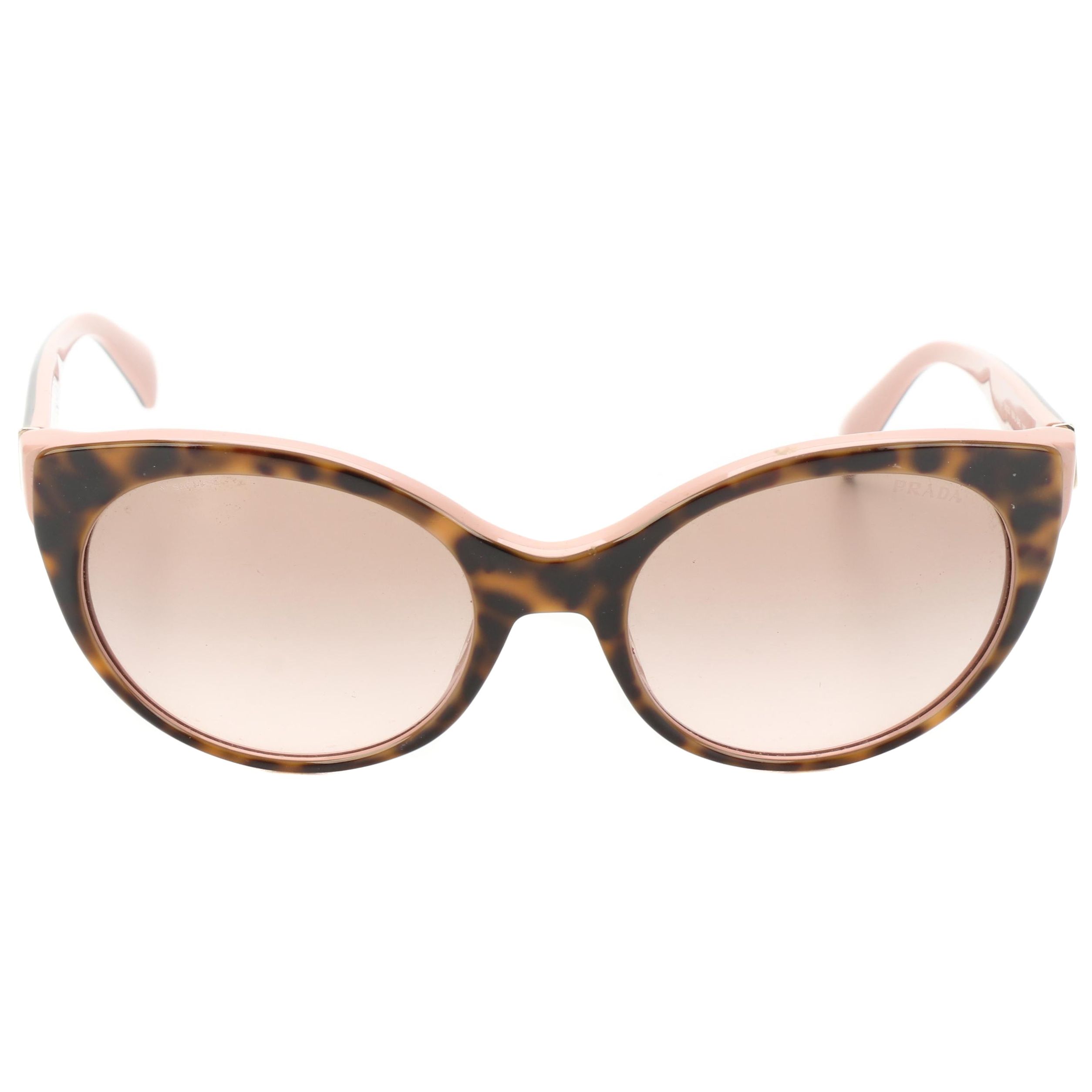 Prada SPR230 Havana Round Sunglasses with Case