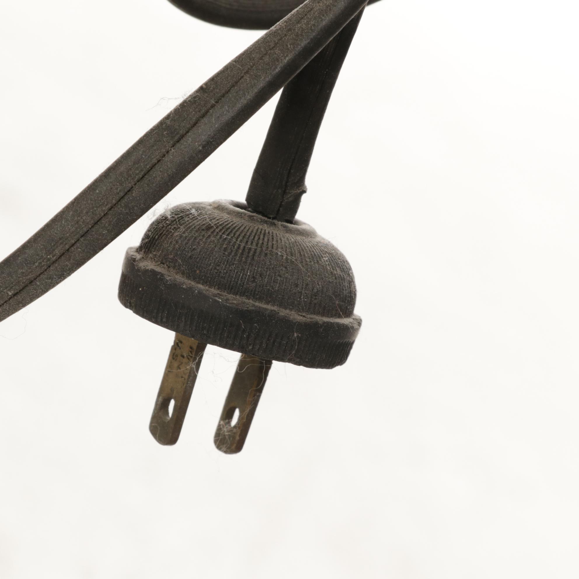 Singer Class 66 Electric Sewing Machine with Original Oak Treadle Cabinet, 1912